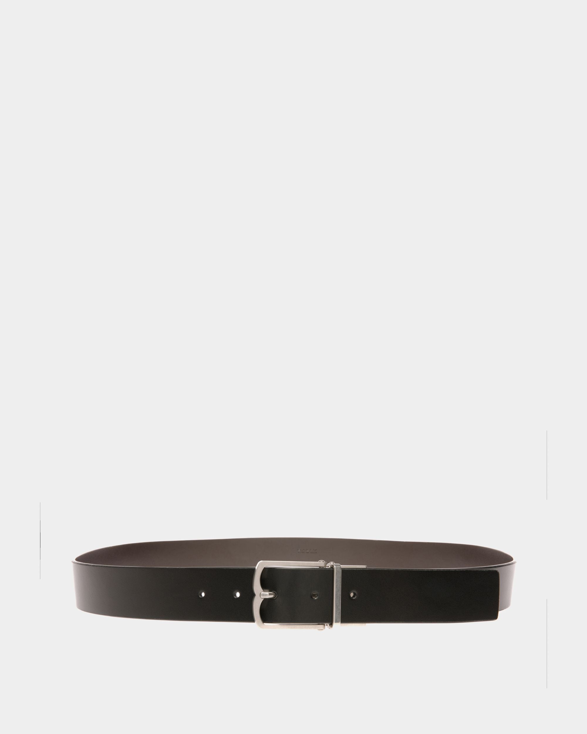Ceinture habillée En Cuir Noir - Homme - Bally - 01
