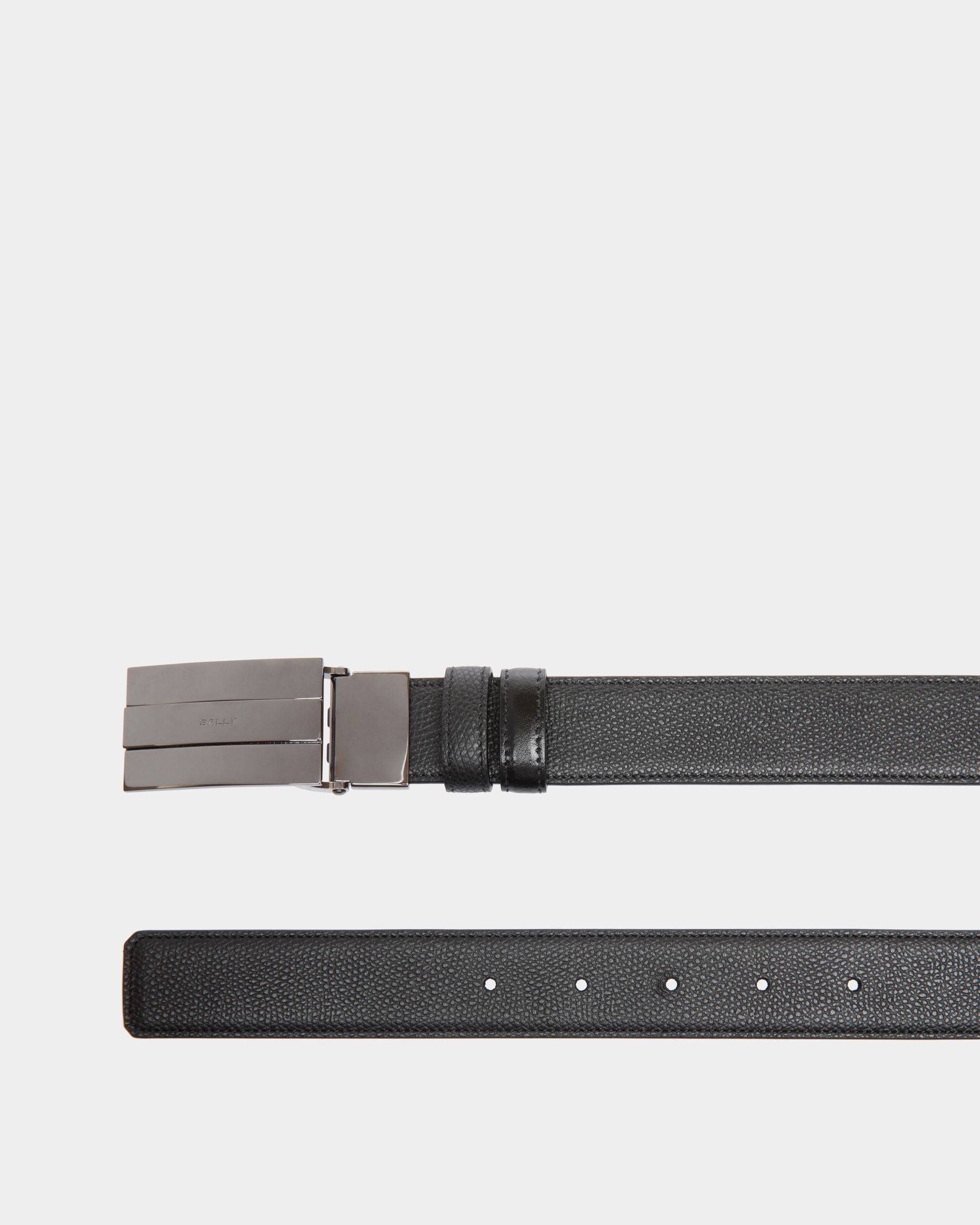 Dress Adjustable-Reversible Belt In Multicolor  Leather - Homme - Bally - 02