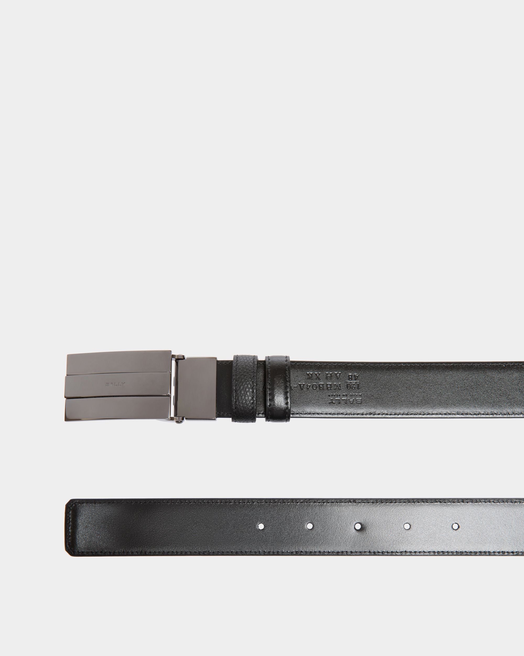Dress Adjustable-Reversible Belt In Multicolor  Leather - Homme - Bally - 03