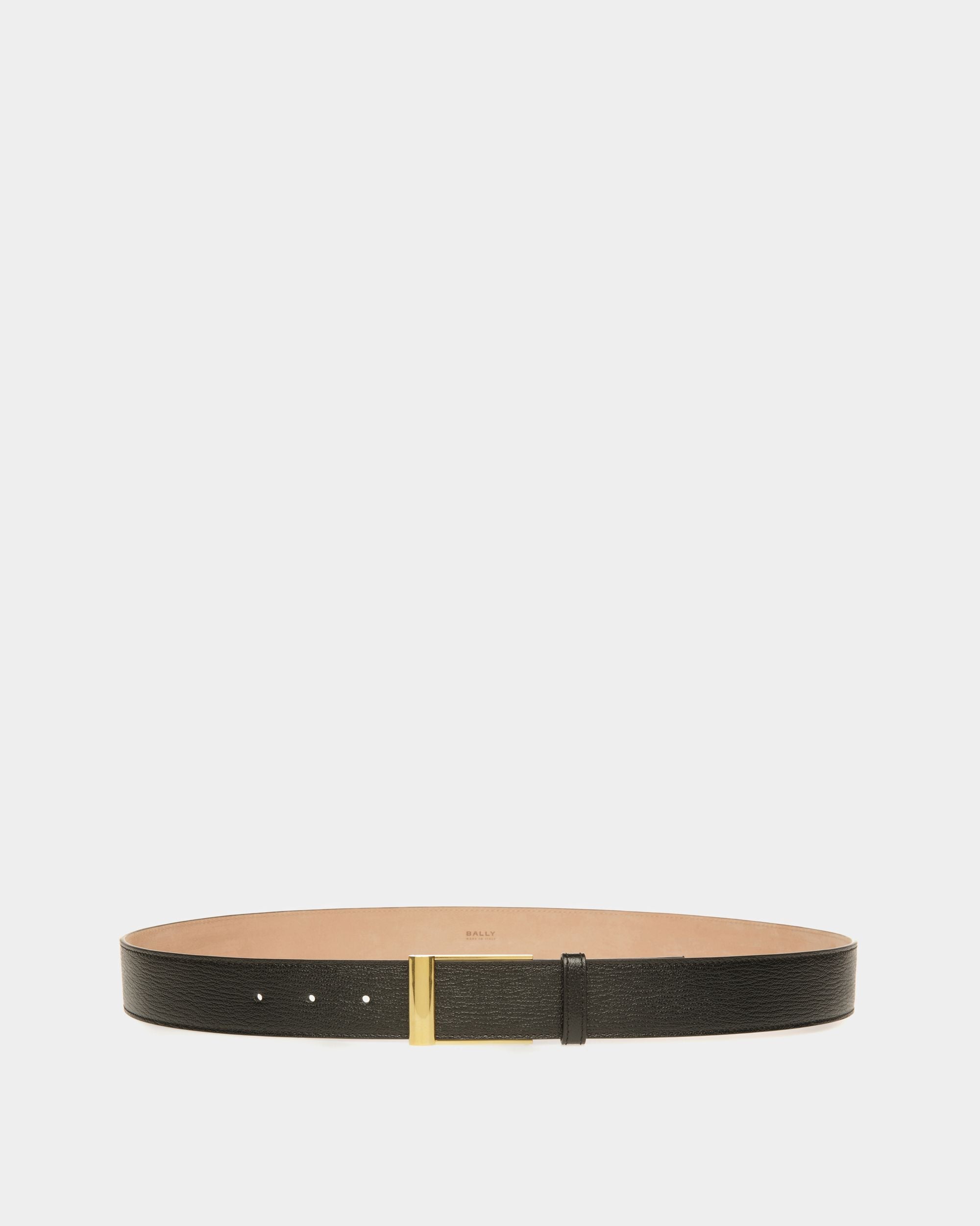 Ceinture habillée En Cuir Noir - Homme - Bally - 01