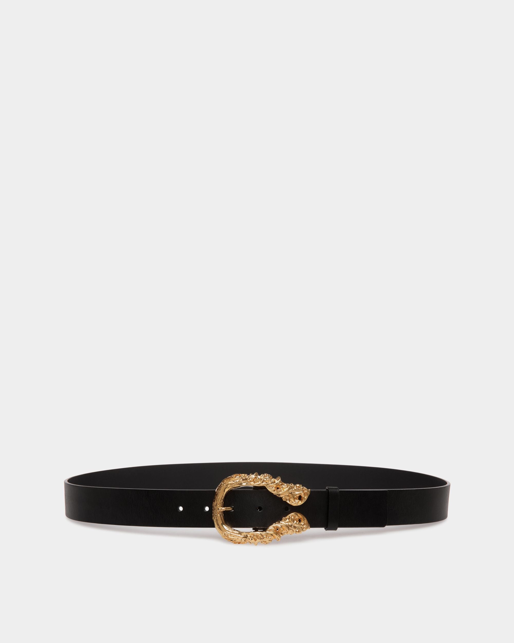 Show Fixed In Black Leather - Homme - Bally - 01