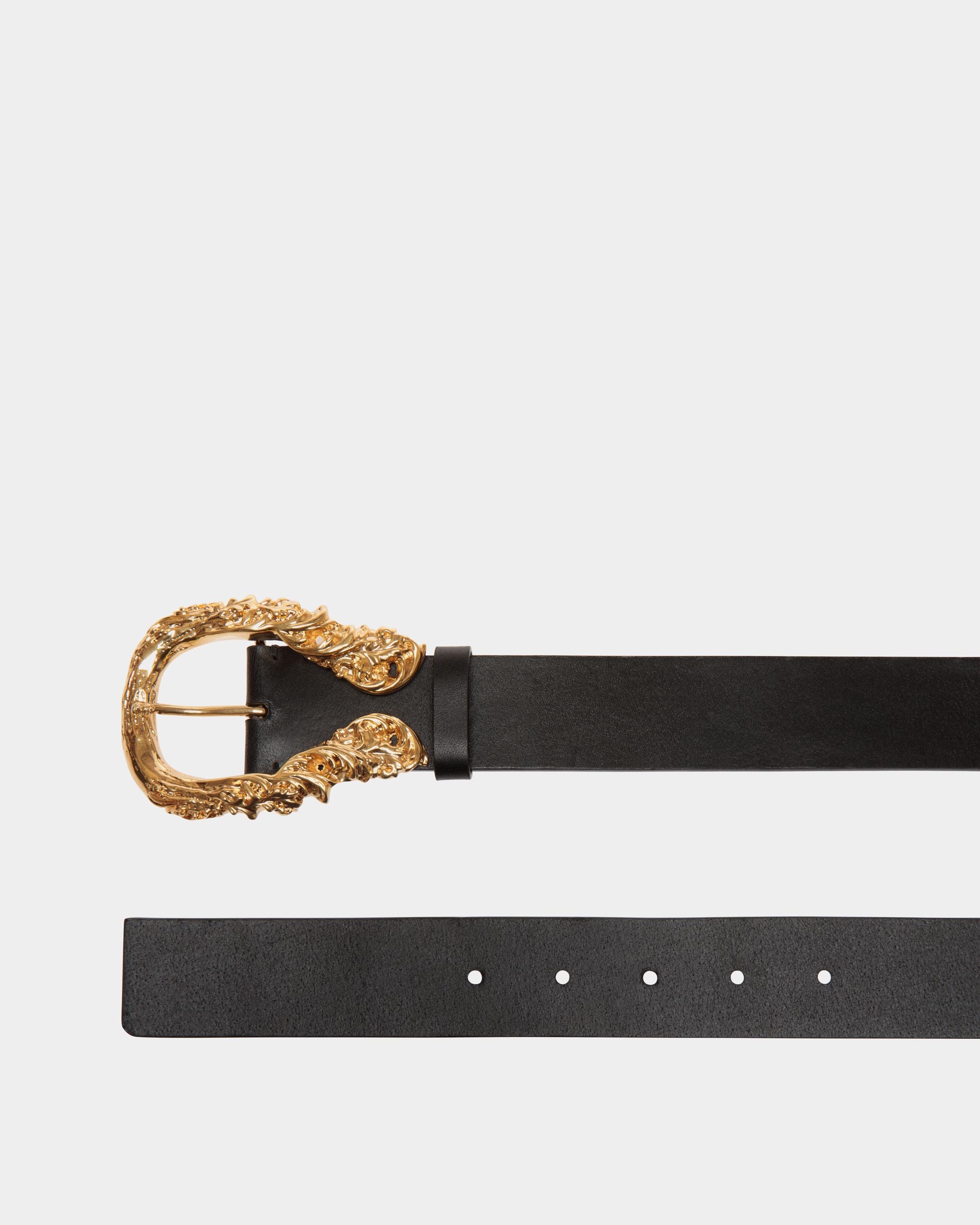 Show Fixed In Black Leather - Homme - Bally - 02