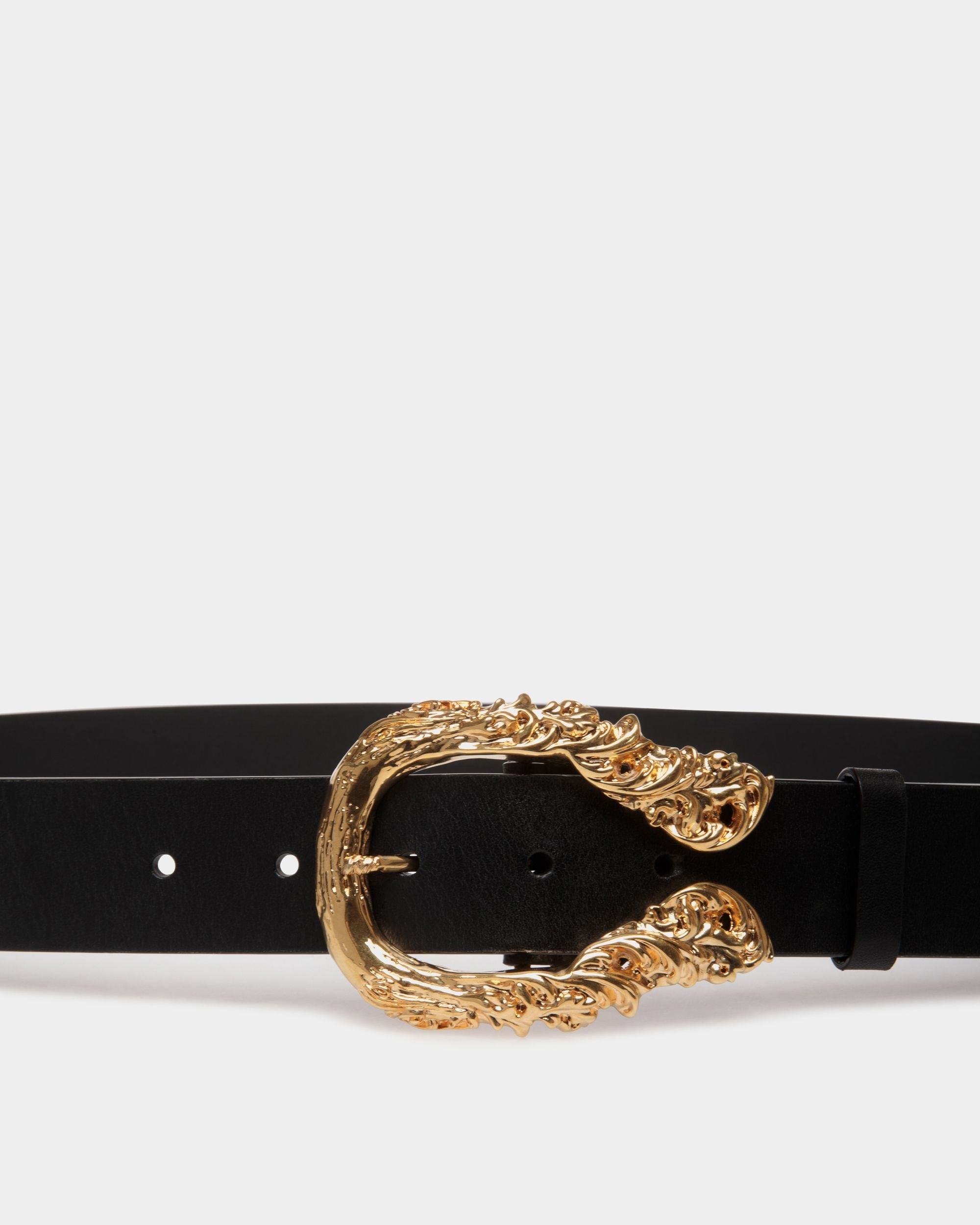Show Fixed In Black Leather - Homme - Bally - 03