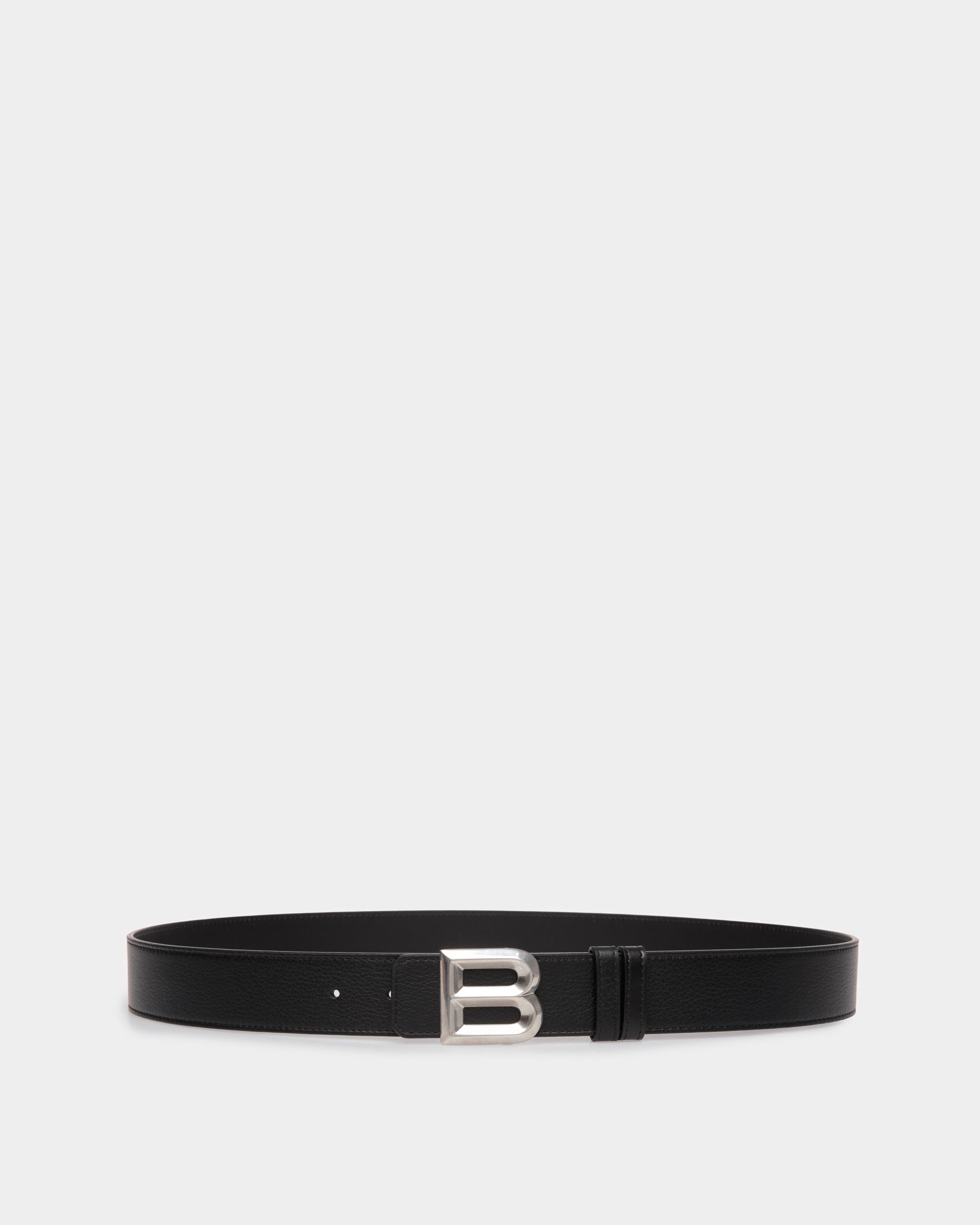 Ceinture B Bold 35 mm En Cuir Noir - Homme - Bally - 01