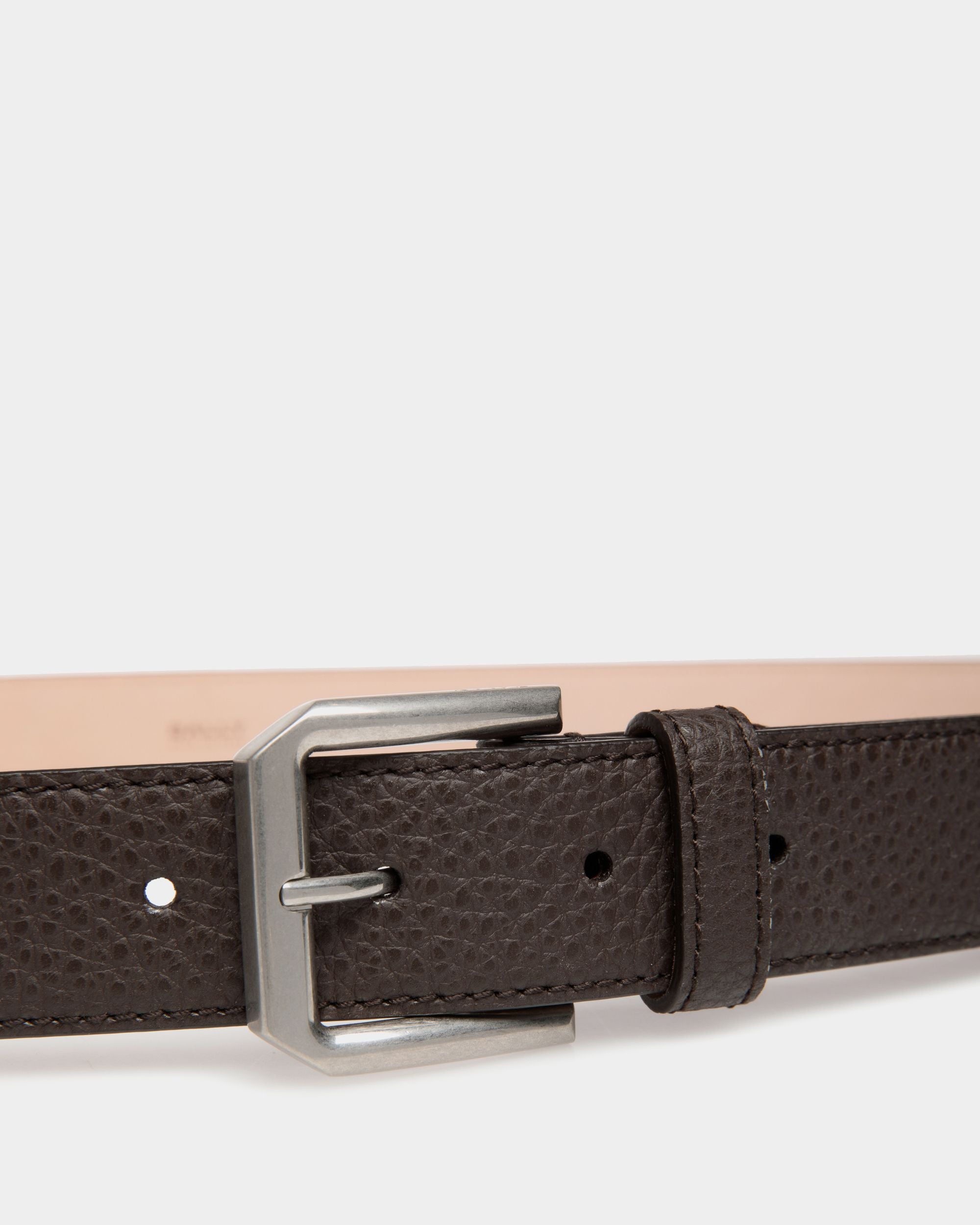 Ceinture Carl 30 mm En Cuir Marron - Homme - Bally - 03
