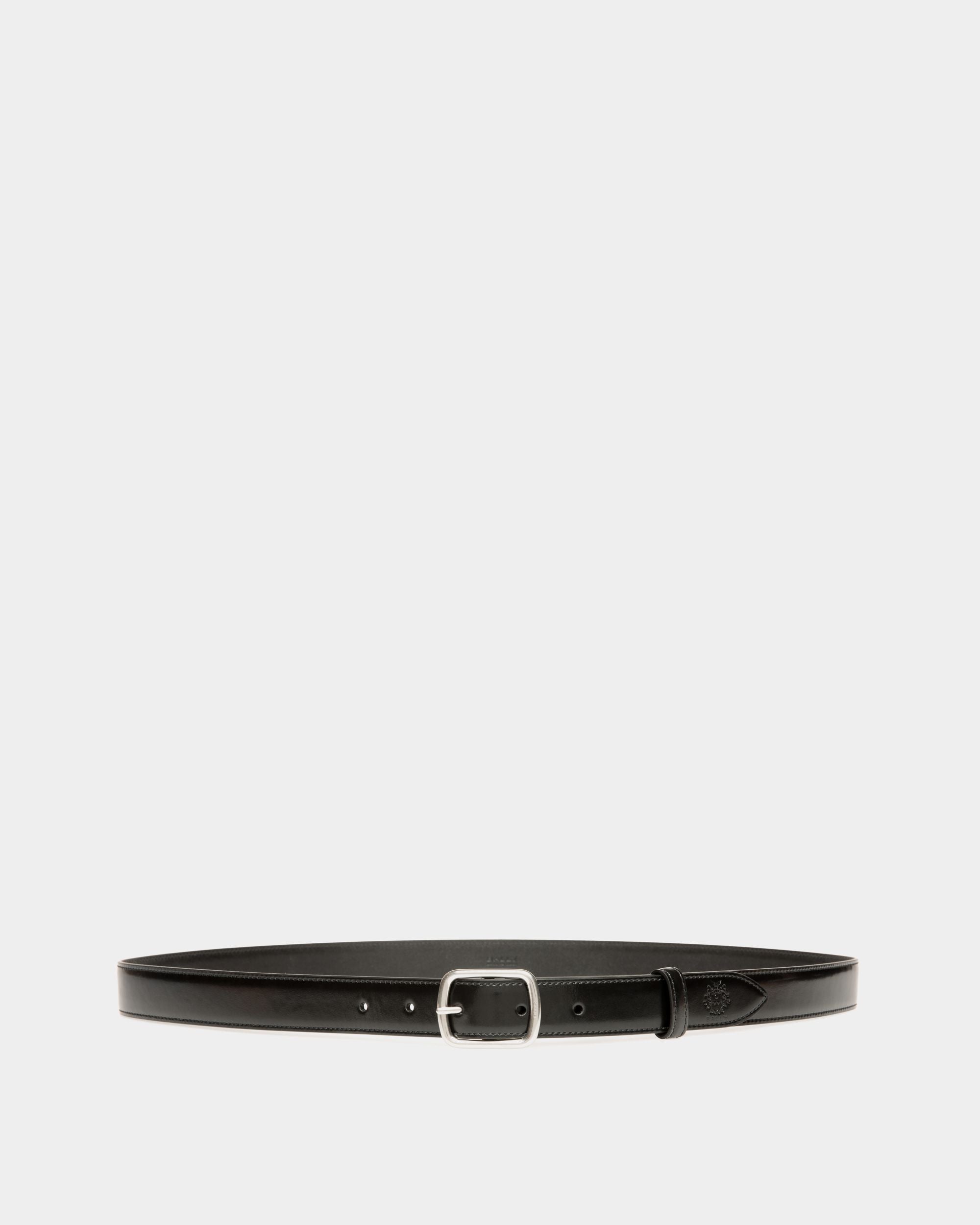 Ceinture Orson 25 mm En Cuir Noir - Homme - Bally - 01