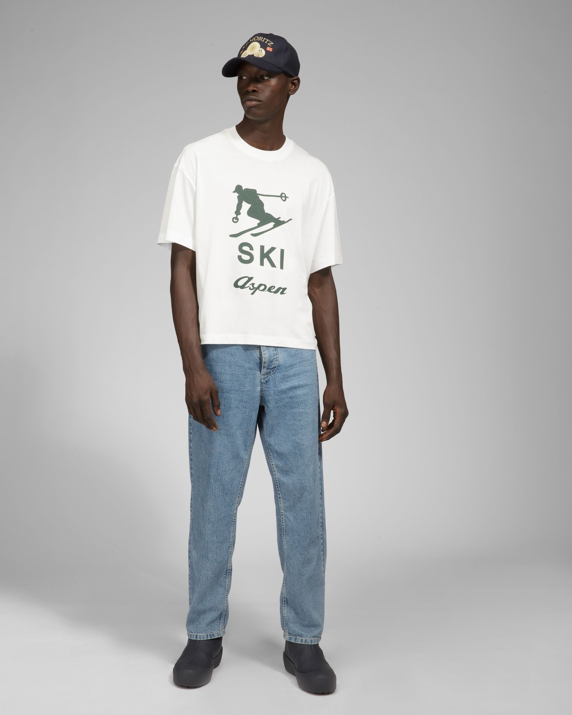 T-shirt Ski St Moritz - Homme - Bally - 02
