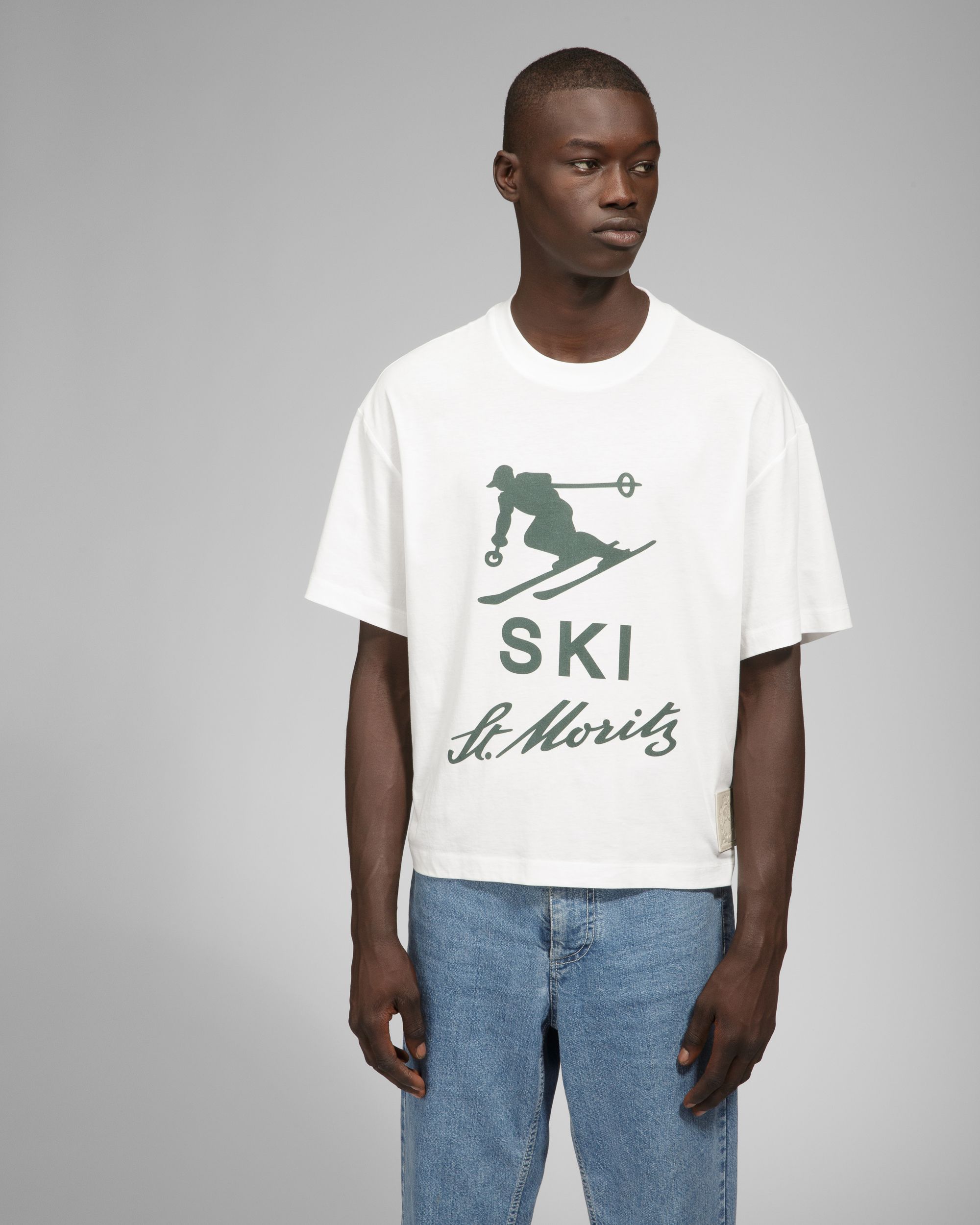 T-shirt Ski St Moritz - Homme - Bally - 03