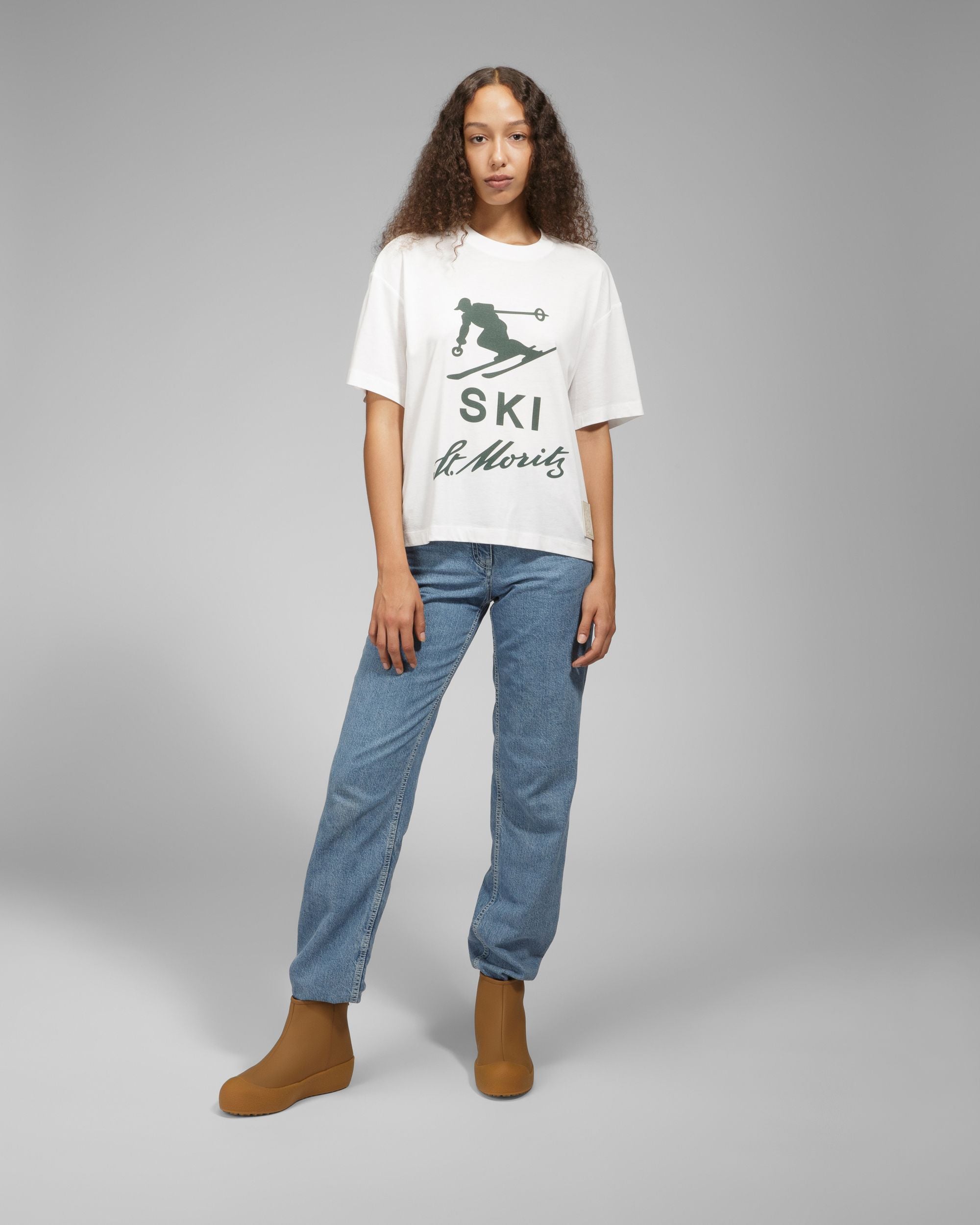 T-shirt Ski St Moritz - Homme - Bally - 05