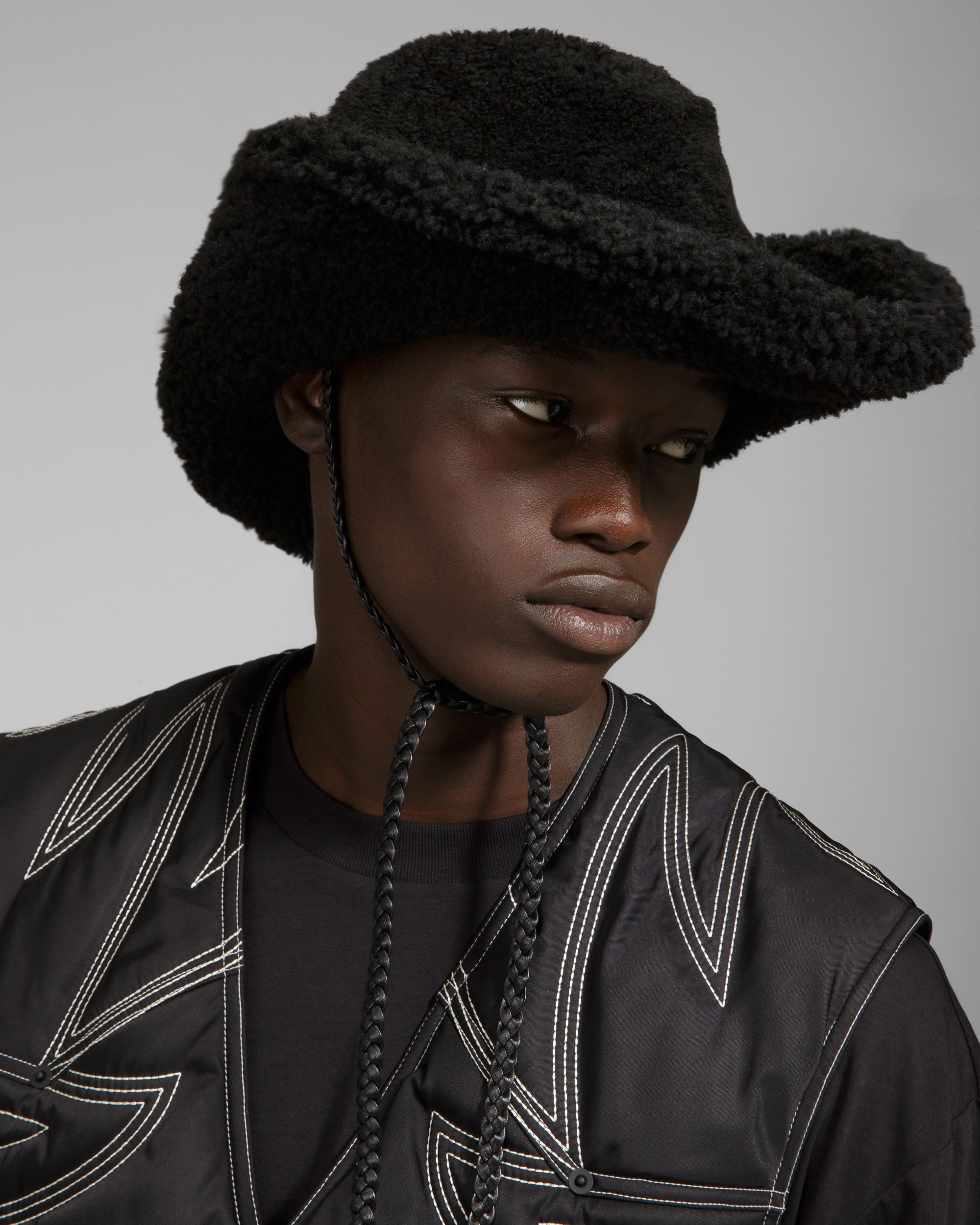 Chapeau En Mouton Retourné - Homme - Bally - 02