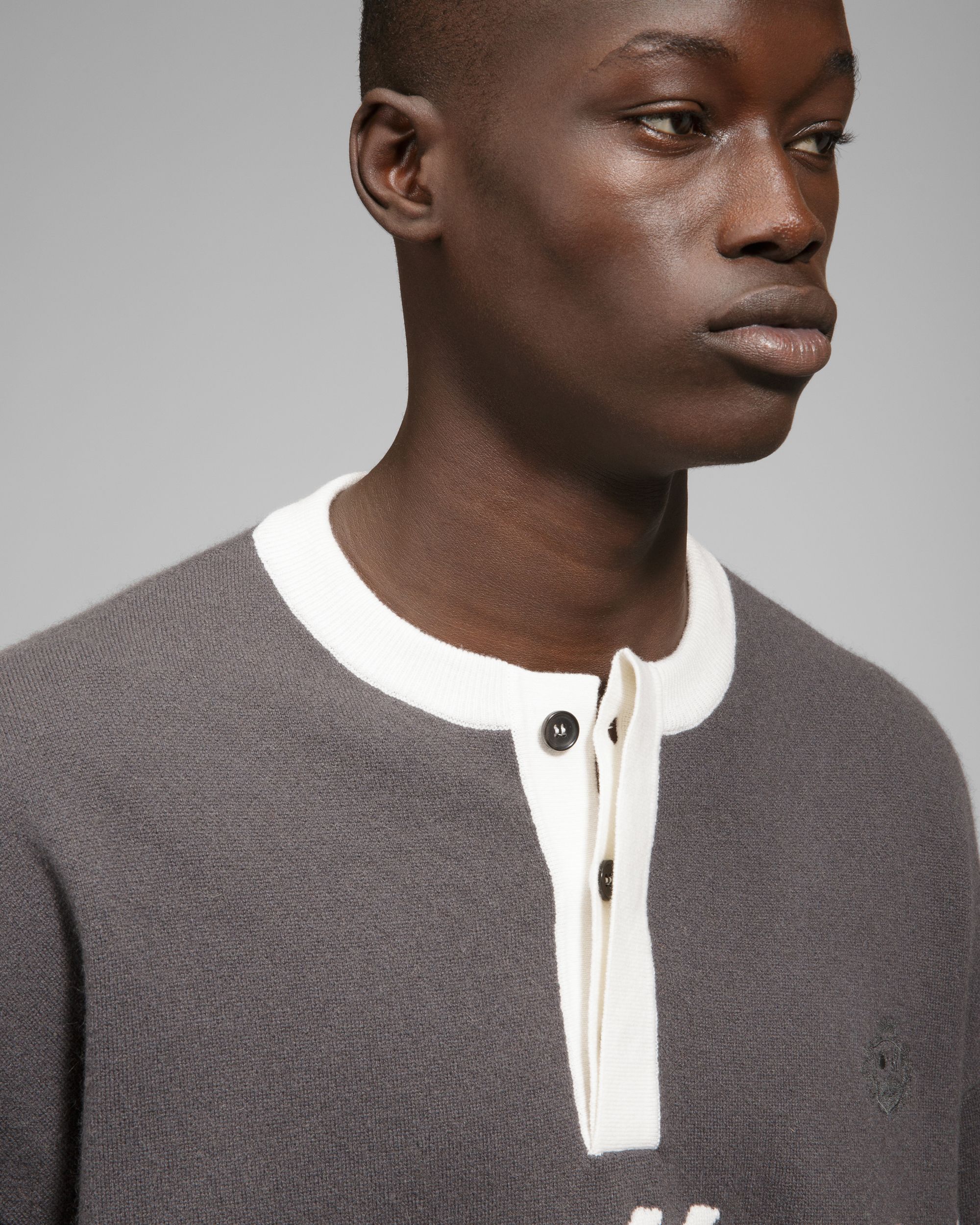 Pull En Cachemire Gris - Homme - Bally - 04