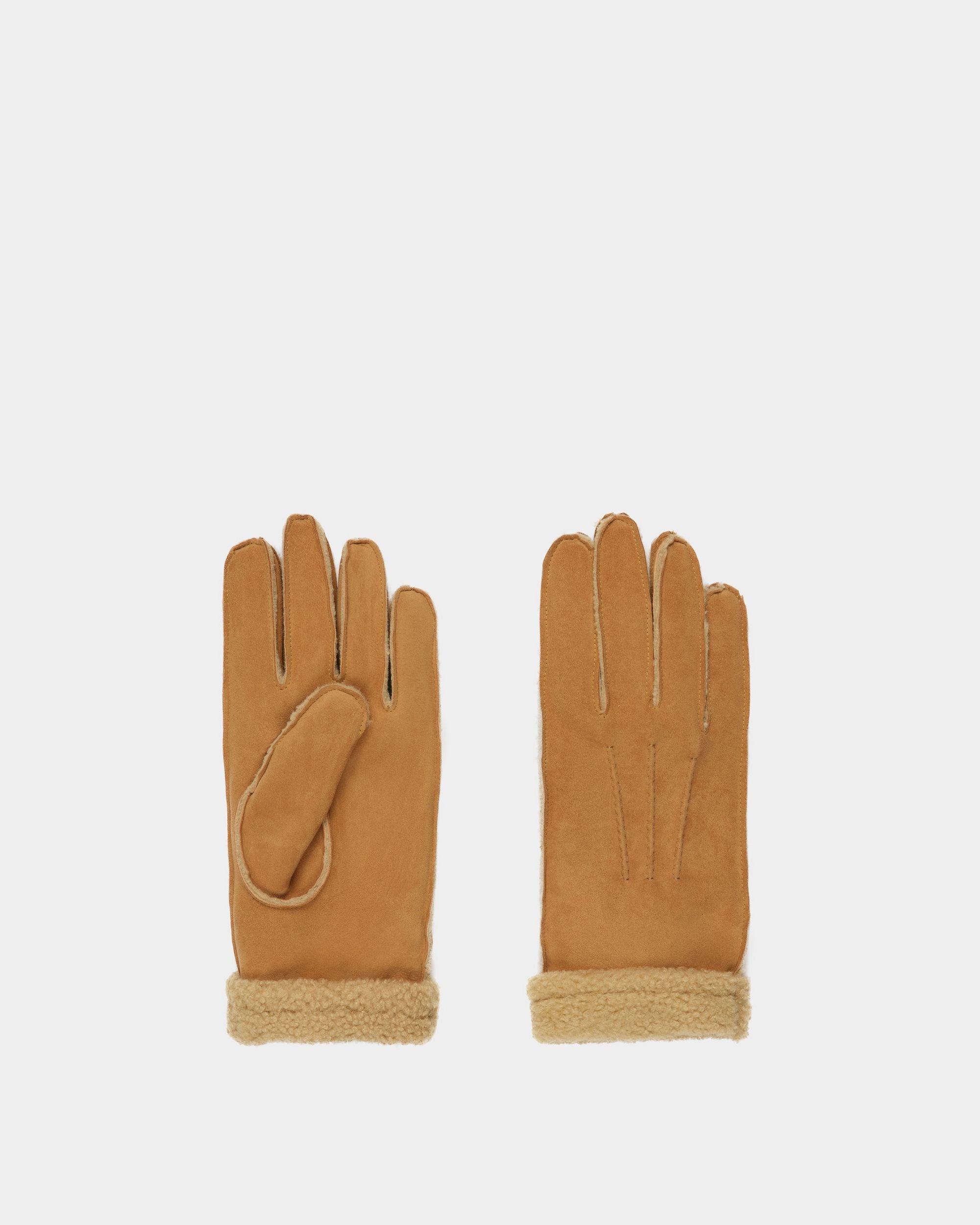 Gants En Mouton Retourné - Homme - Bally - 01