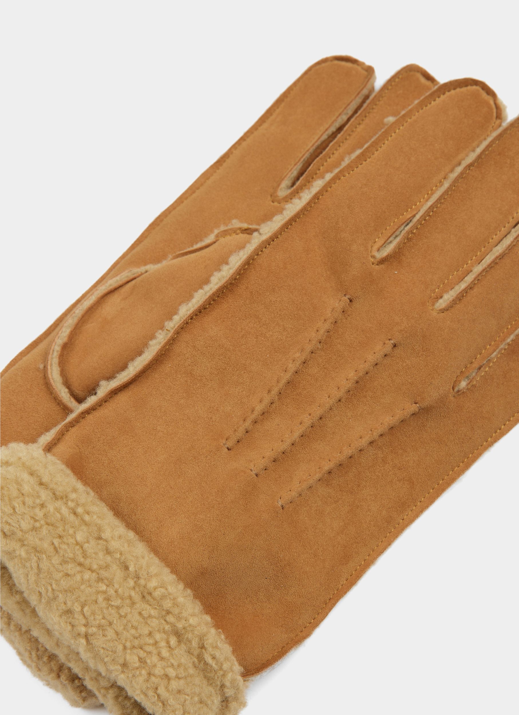 Gants En Mouton Retourné - Homme - Bally - 02