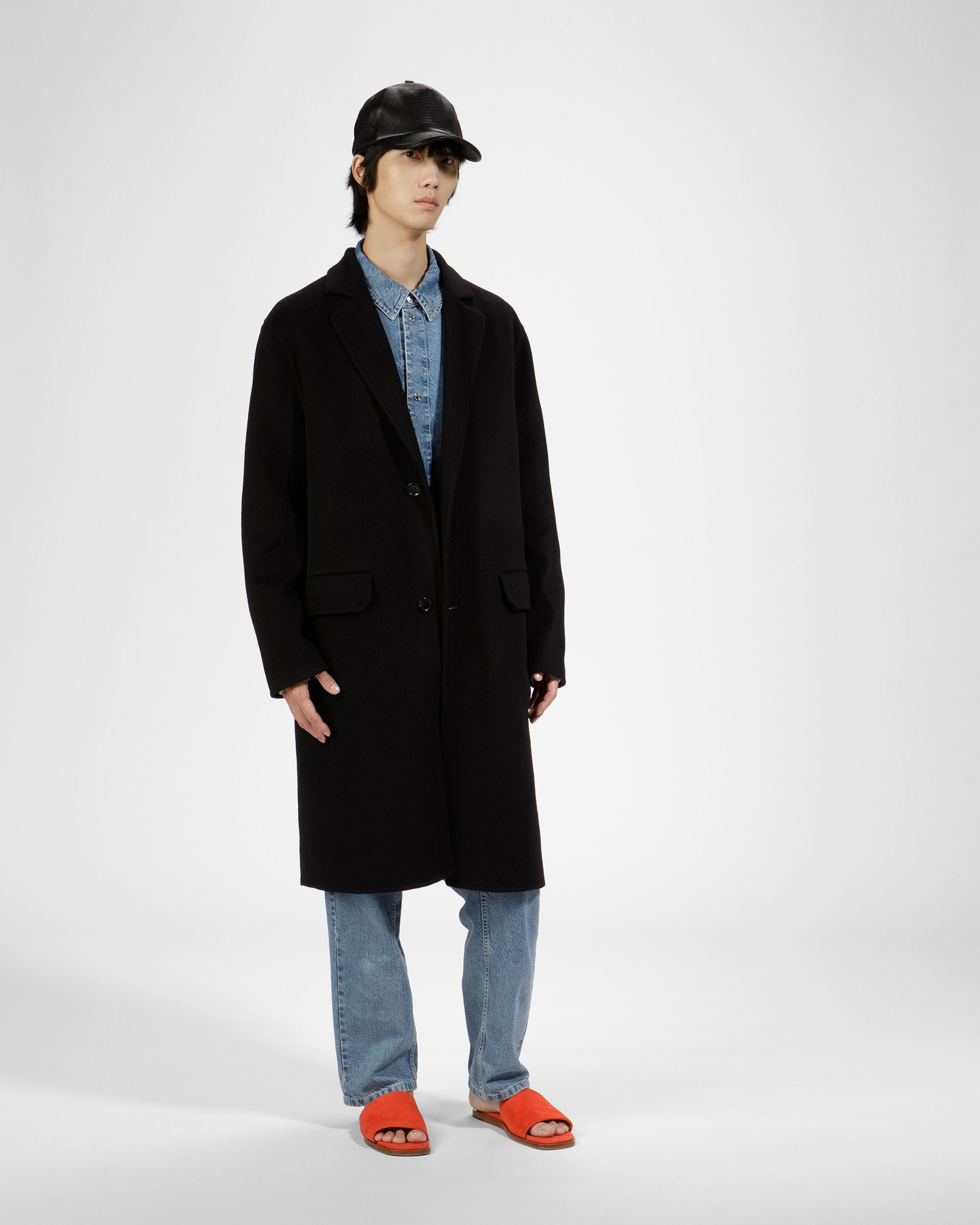 Casquette De Baseball En Cuir Noir - Homme - Bally - 02