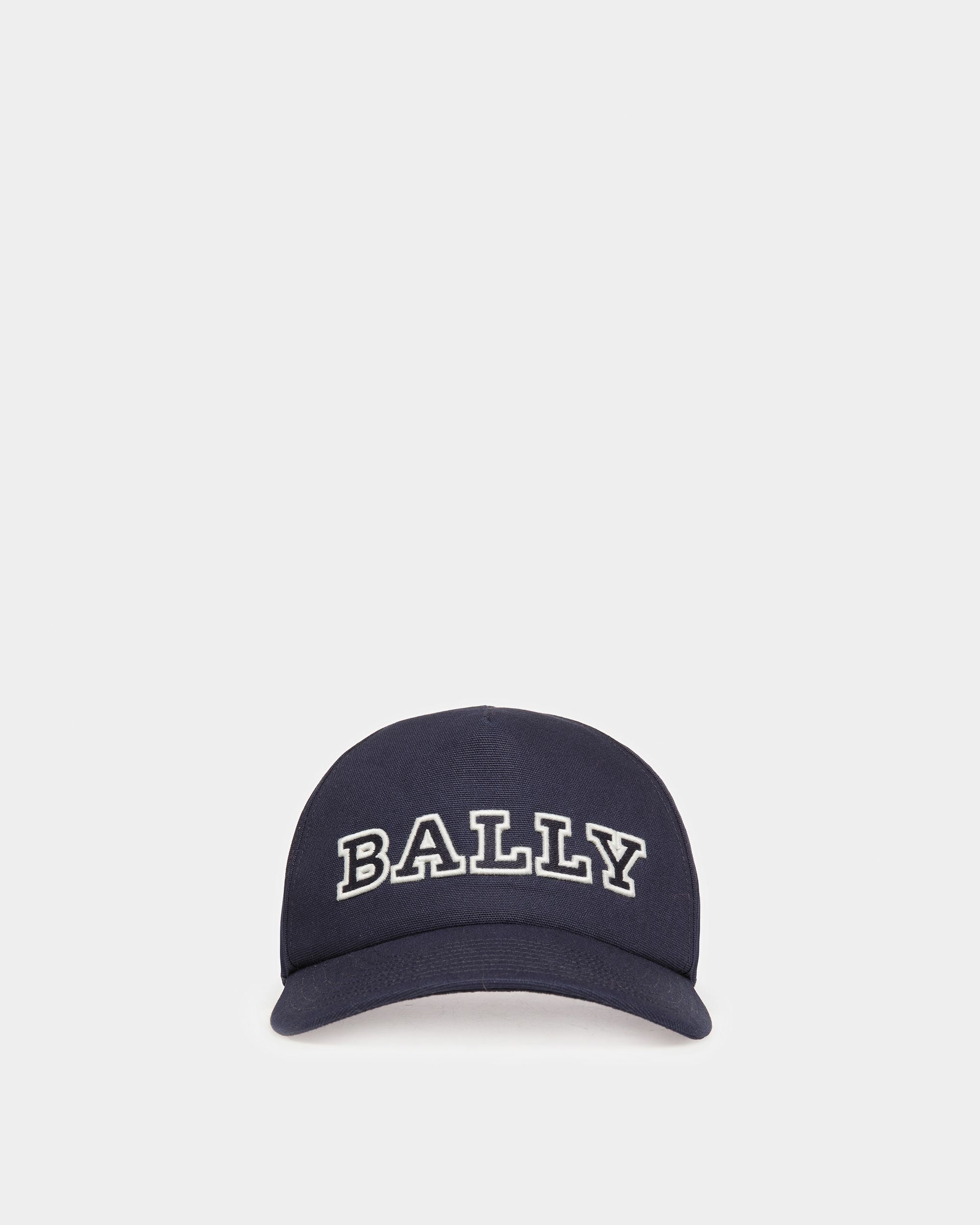 Casquette De Baseball En Coton Encre - Homme - Bally - 01