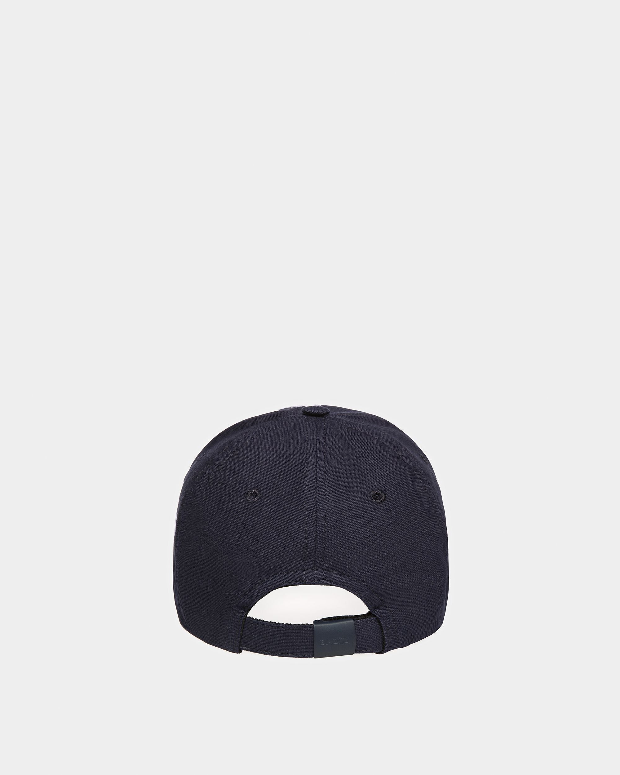 Casquette De Baseball En Coton Encre - Homme - Bally - 02