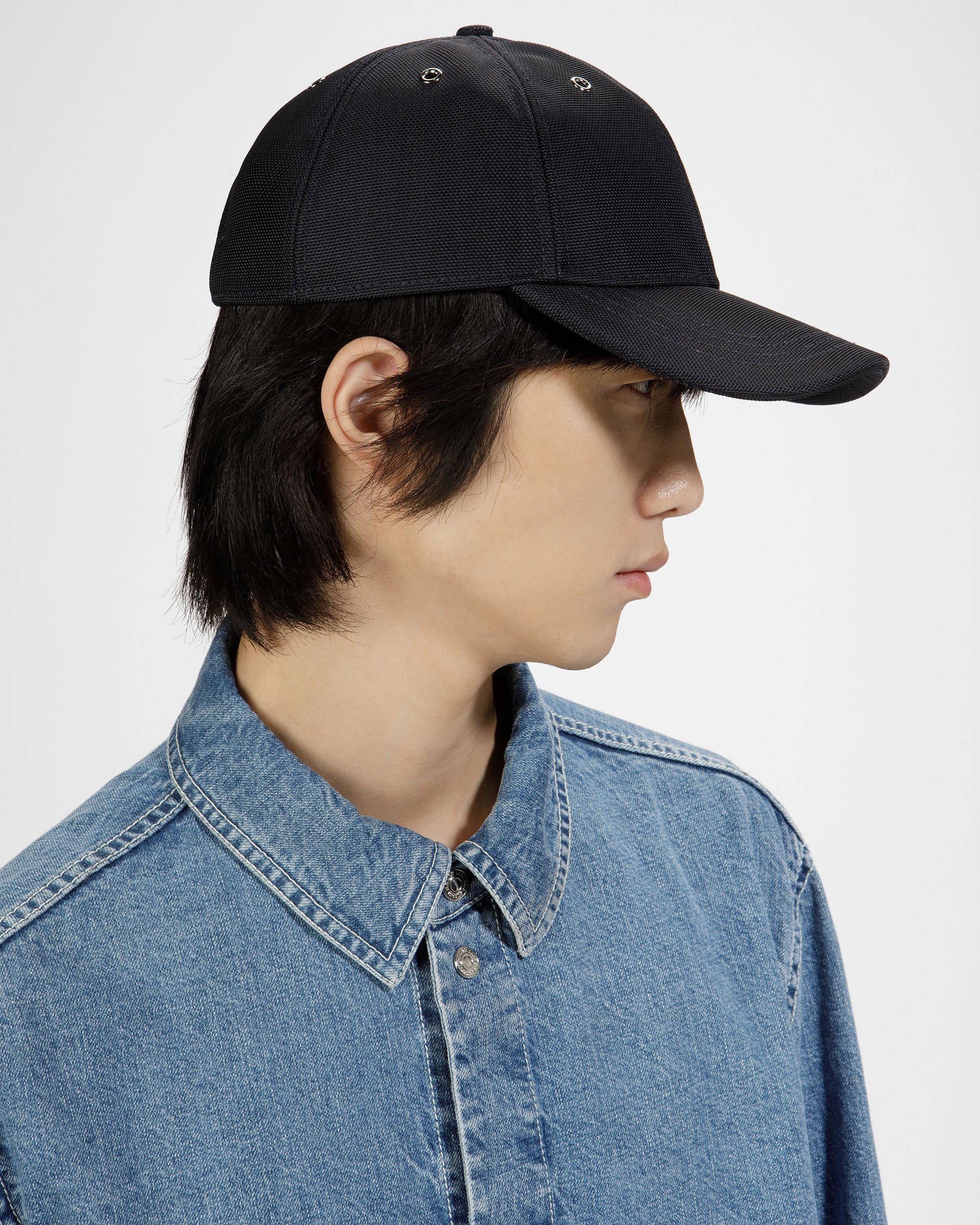 Casquette De Baseball Bleu Nuit - Homme - Bally - 01