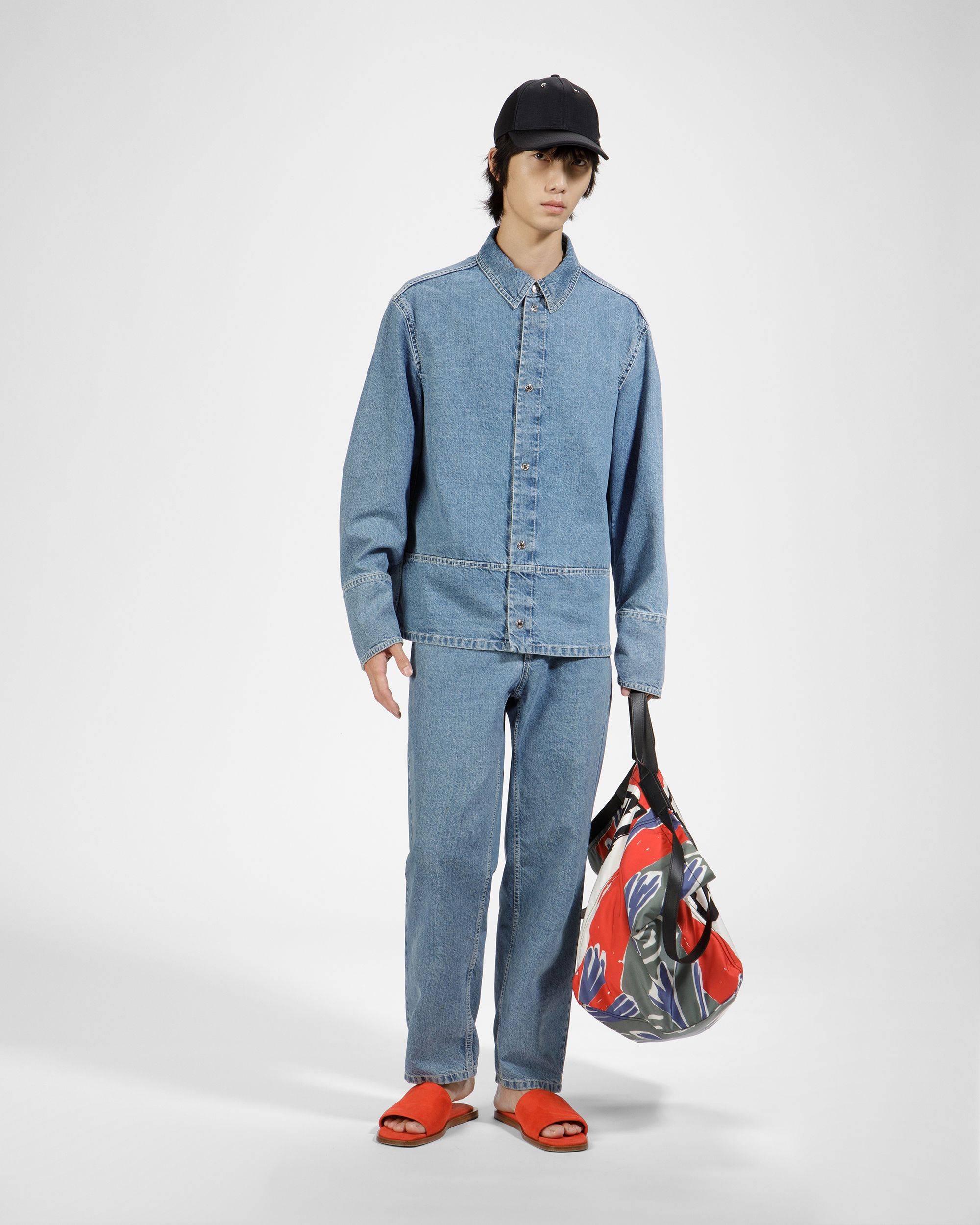 Casquette De Baseball Bleu Nuit - Homme - Bally - 06