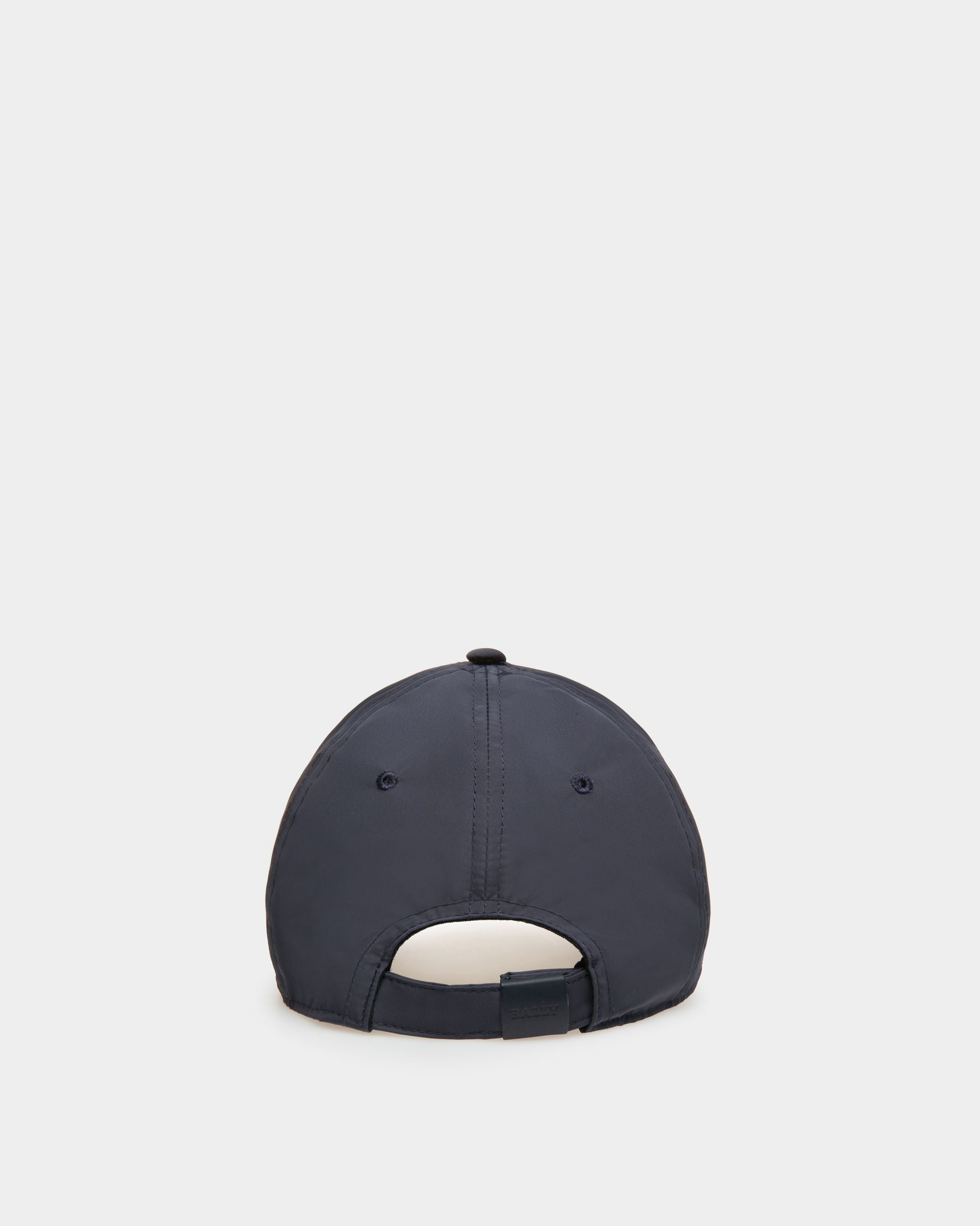 Casquette En Nylon Bleu Marine - Homme - Bally - 02