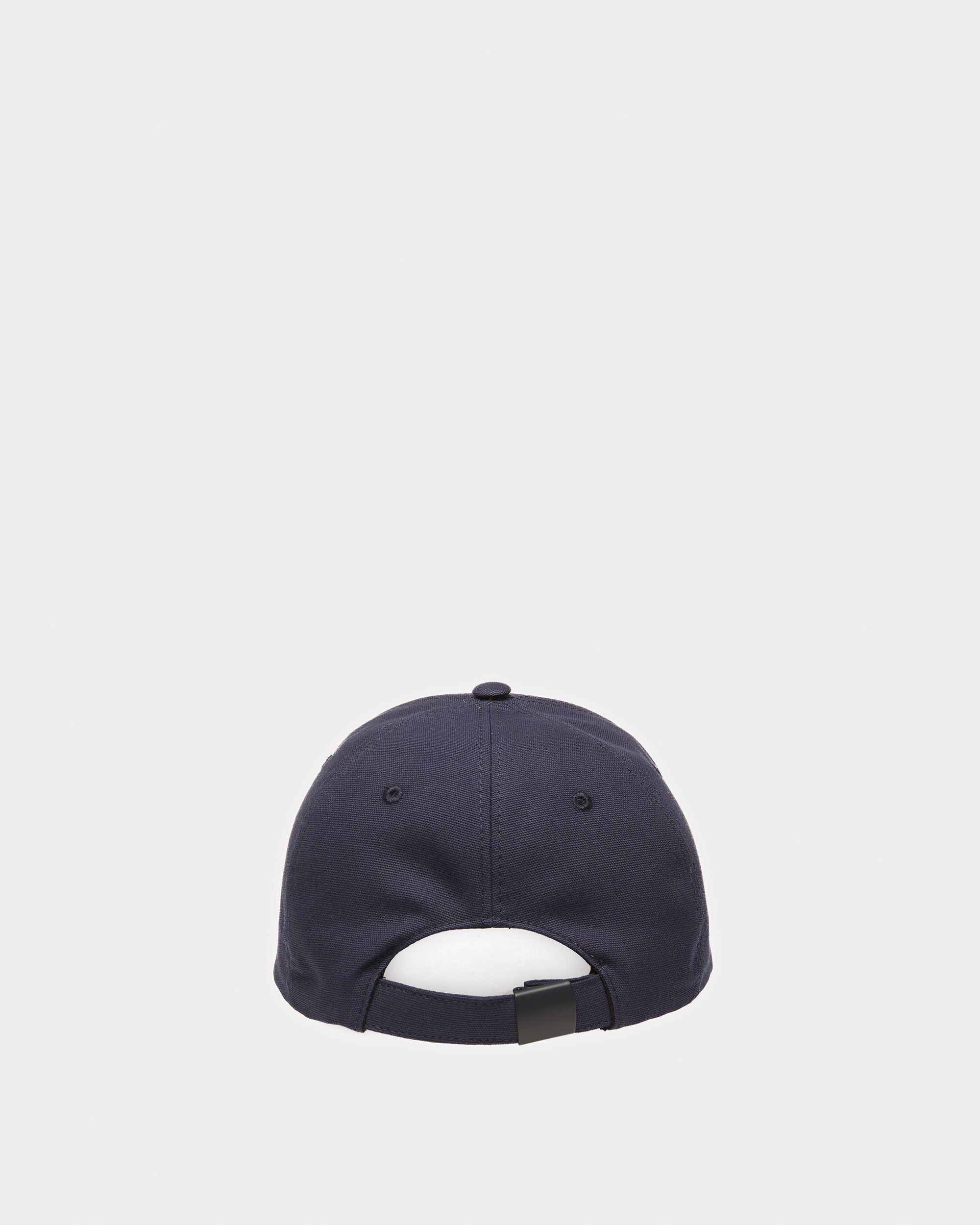 Casquette de baseball Emblem Coton bleu nuit - Homme - Bally - 02