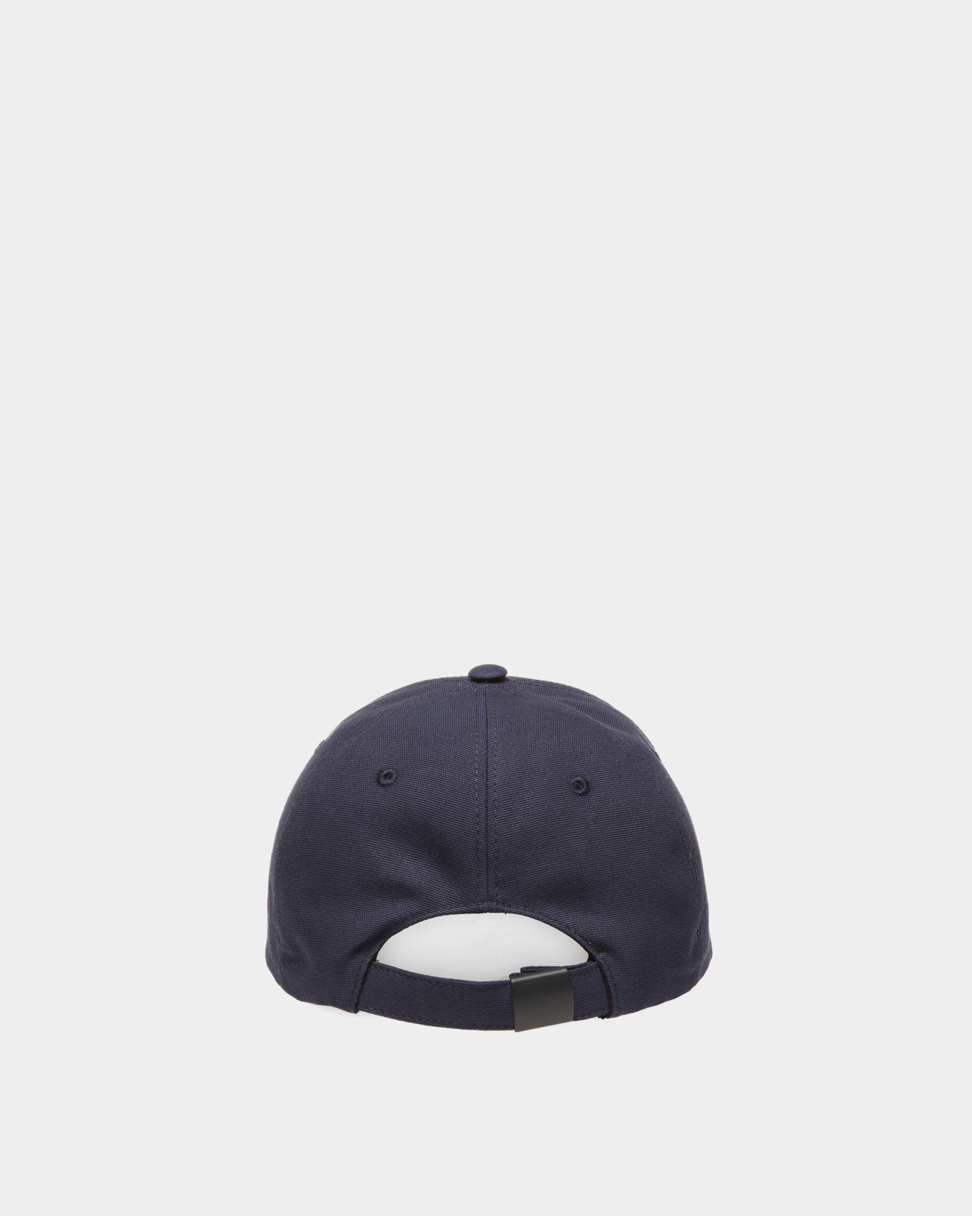 Casquette de baseball Emblem Coton bleu nuit - Homme - Bally - 03