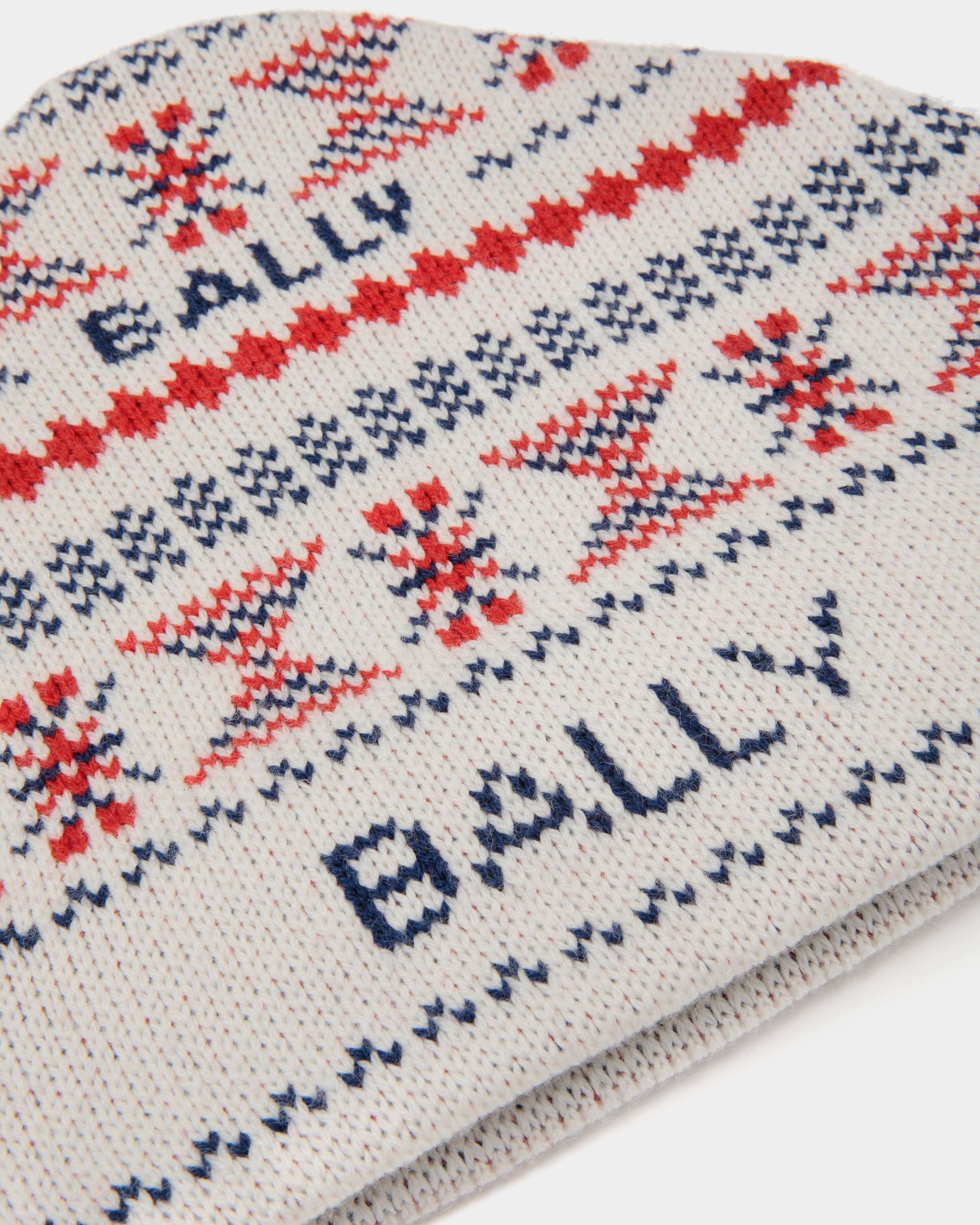 Bonnet Moutain En Laine Multicolore - Homme - Bally - 03
