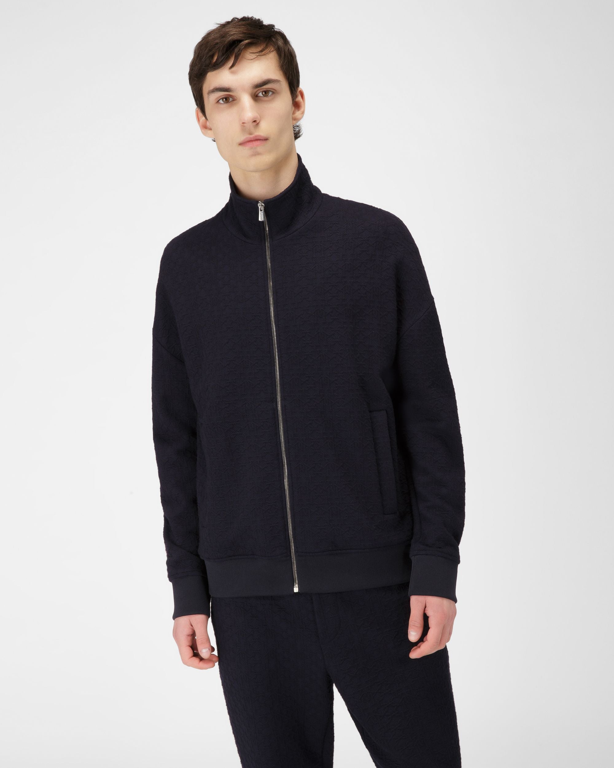 Bomber En Polyamide Mélangé Noir - Homme - Bally - 01
