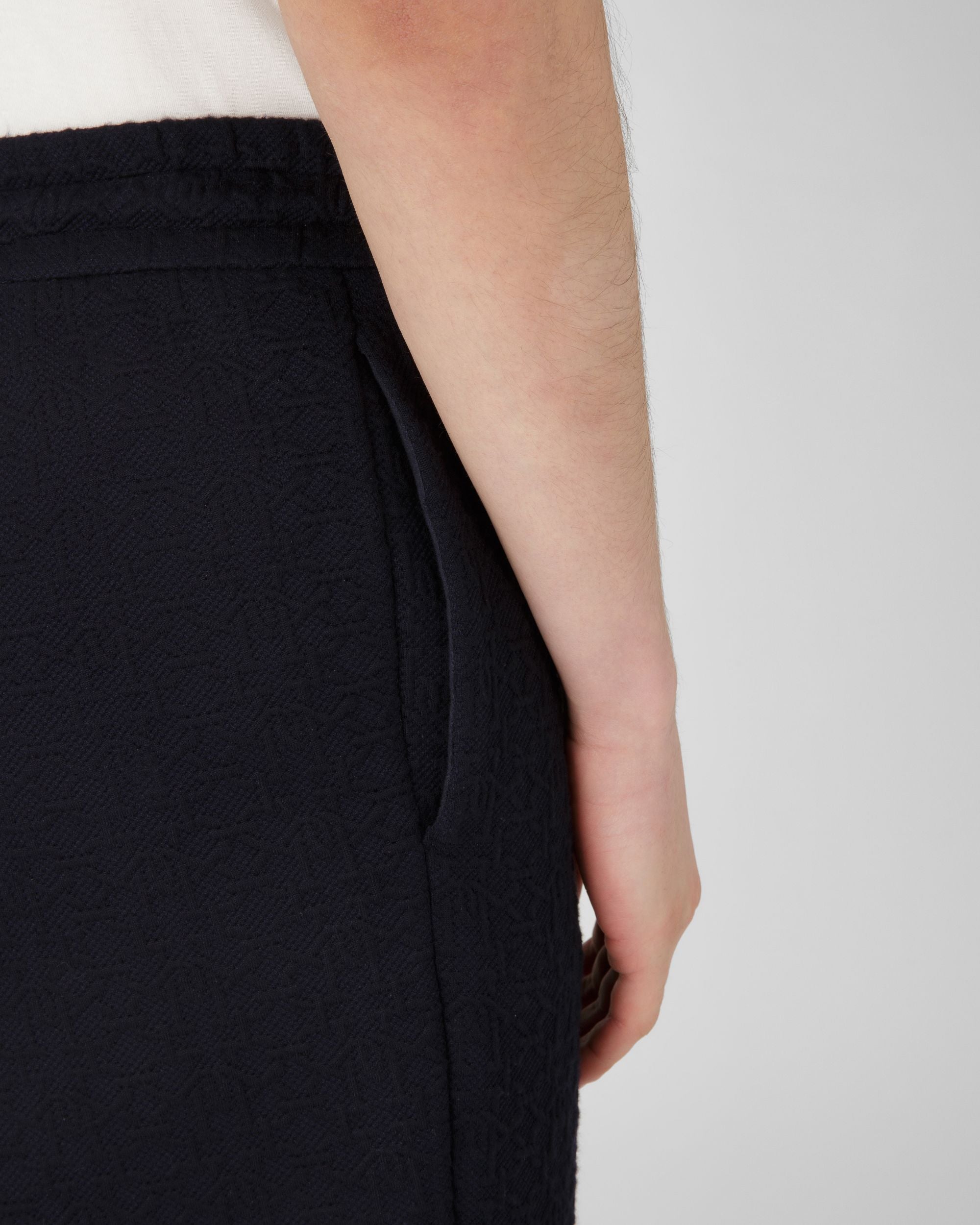 Pantalon En Jersey Mélangé Noir - Homme - Bally - 02