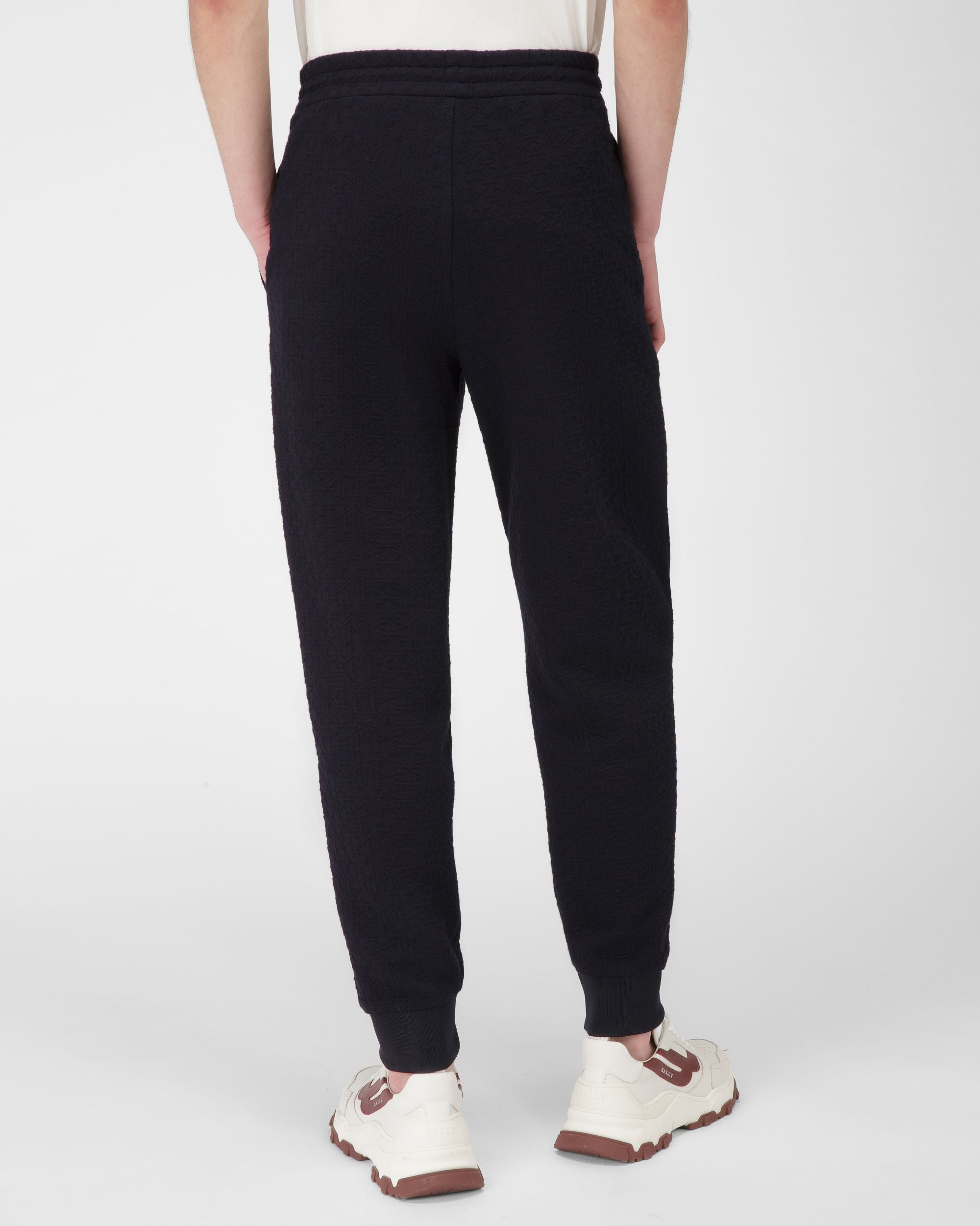 Pantalon En Jersey Mélangé Noir - Homme - Bally - 03