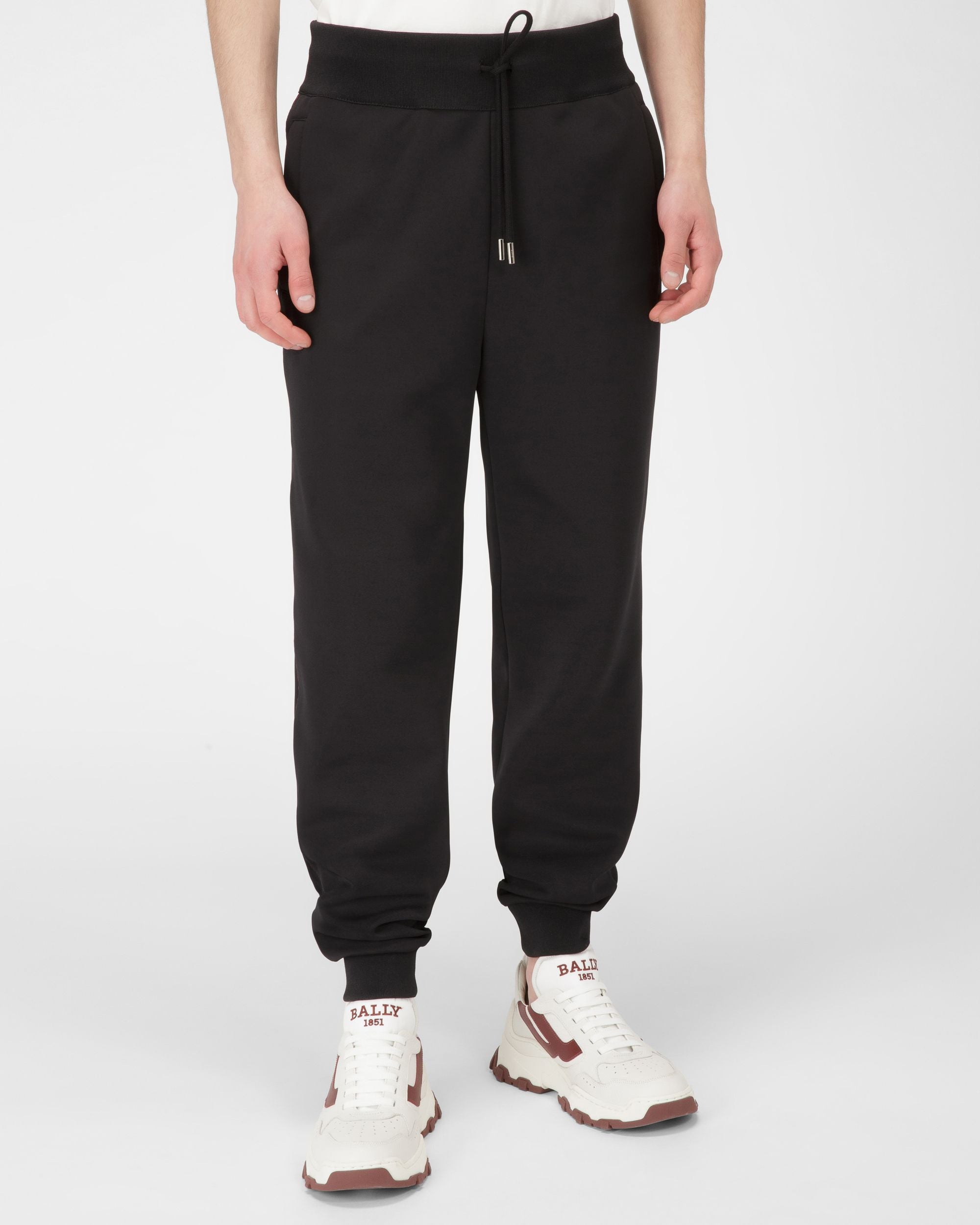 Pantalon De Survêtement En Polyester Mélangé Noir - Homme - Bally - 01