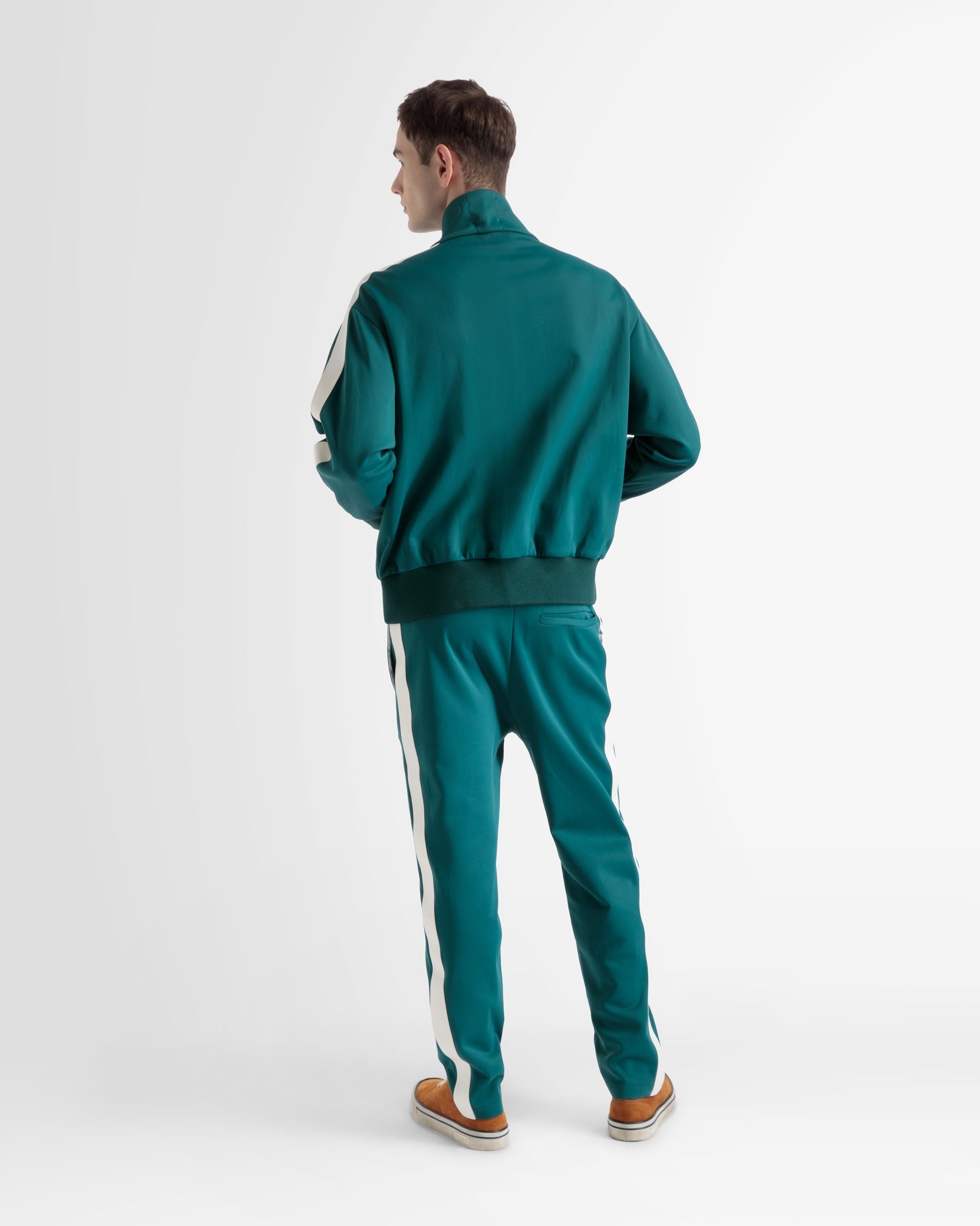 Veste De Sport En Coton Mélangé Vert - Homme - Bally - 05