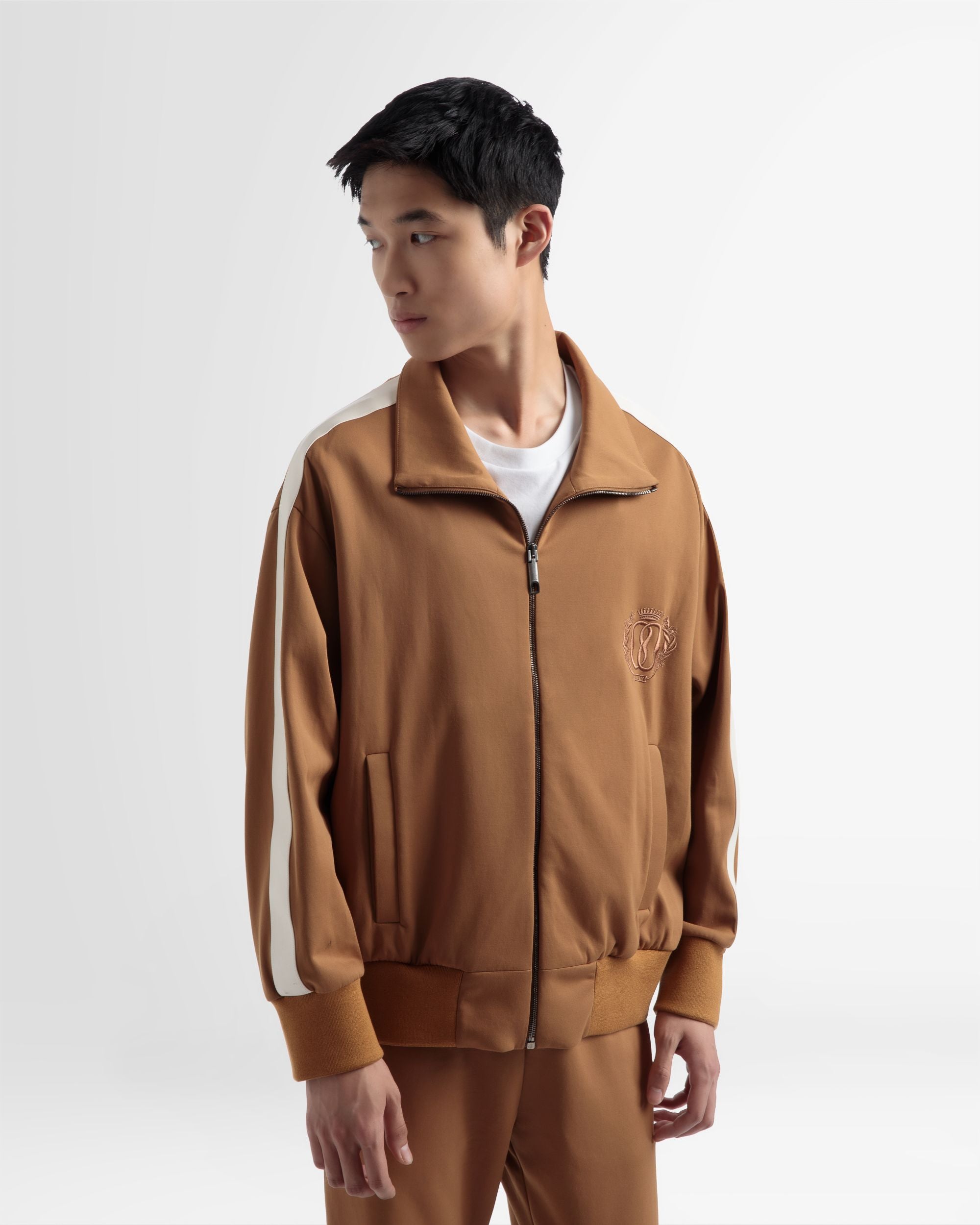 Veste De Sport En Coton Mélangé Beige - Homme - Bally - 03