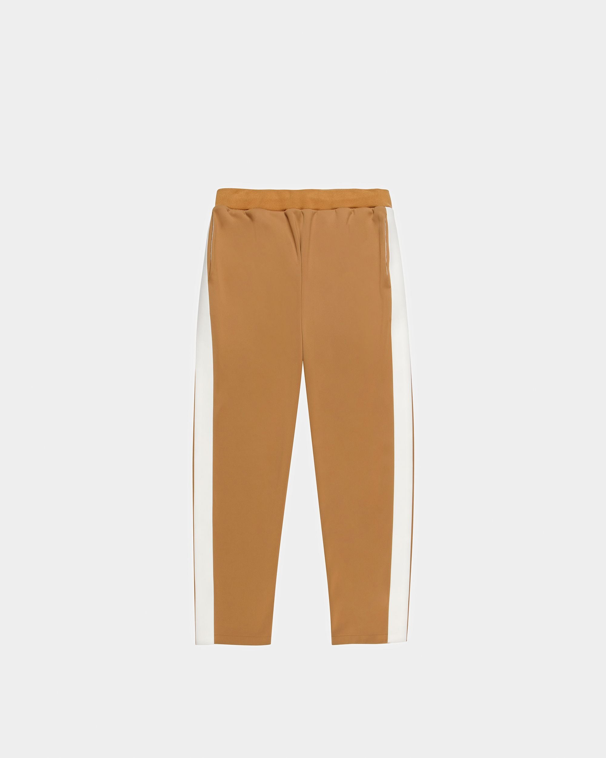 Pantalon De Sport En Coton Mélangé Couleur Désert - Homme - Bally - 01