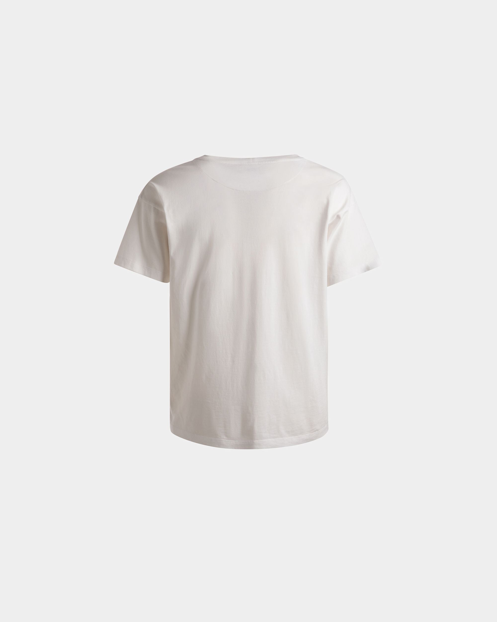 T-shirt imprimé Train En coton blanc - Homme - Bally - 07