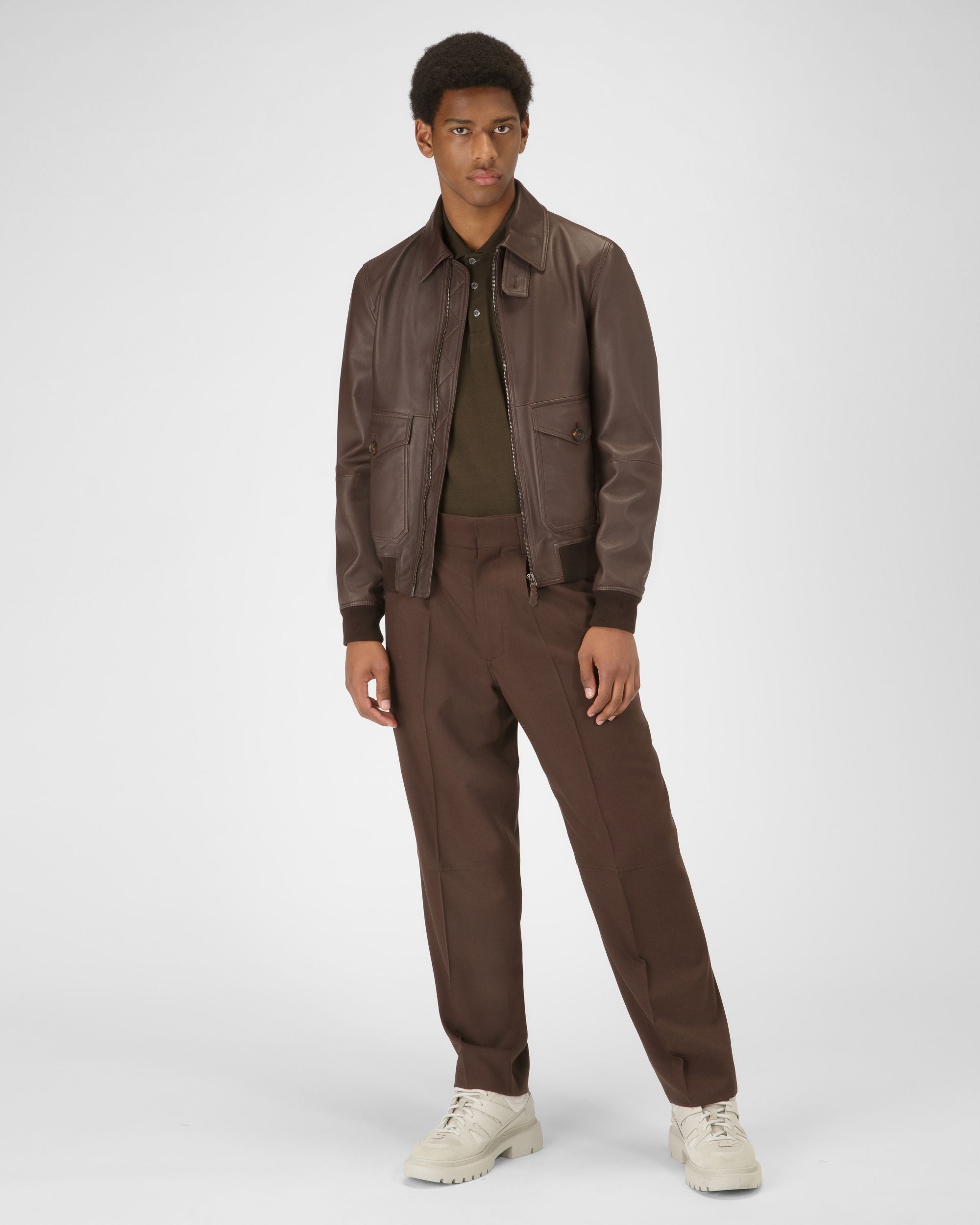 Polo En Coton Vert Militaire - Homme - Bally - 05