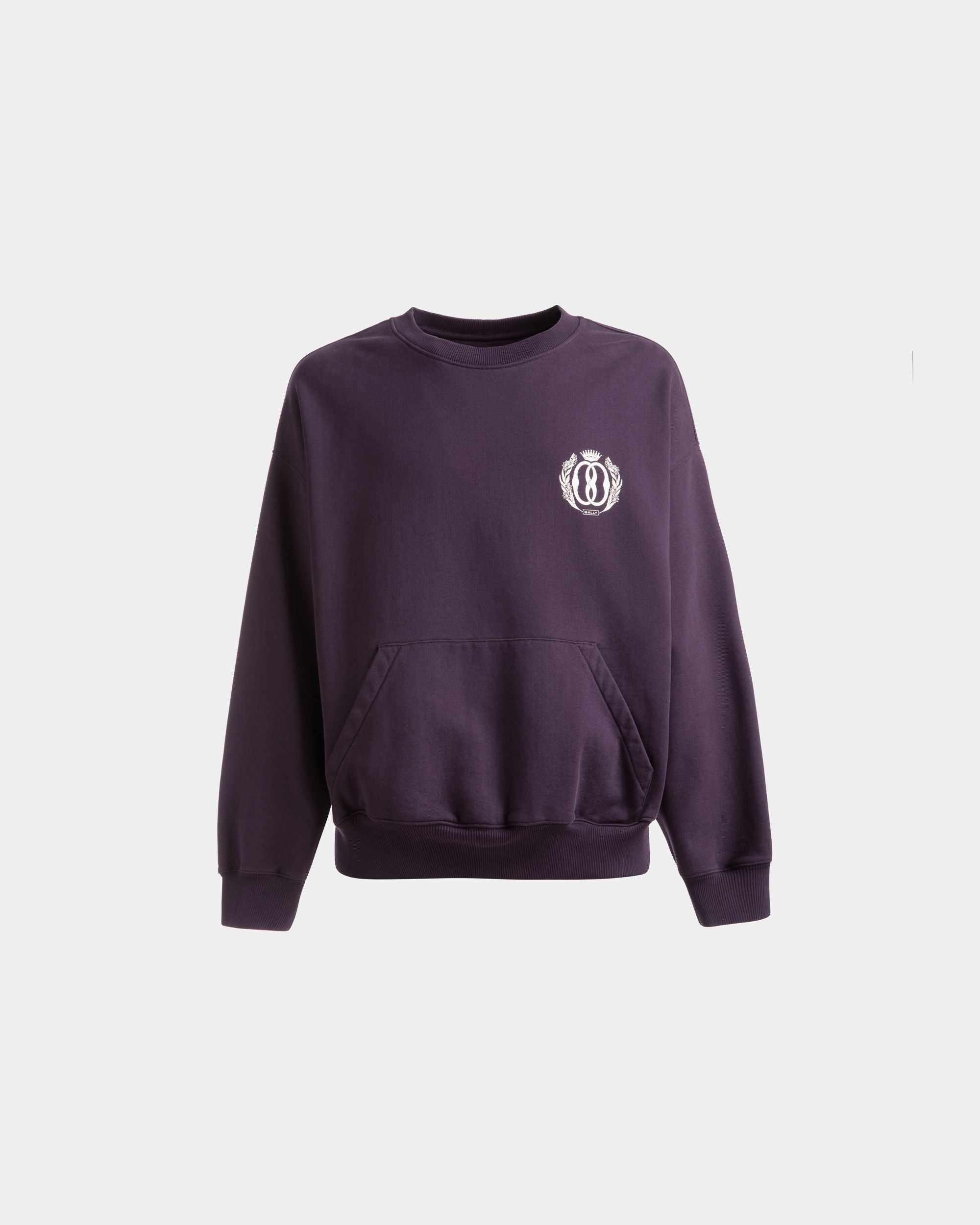 Sweat-shirt Pocket En coton orchidée - Homme - Bally - 01