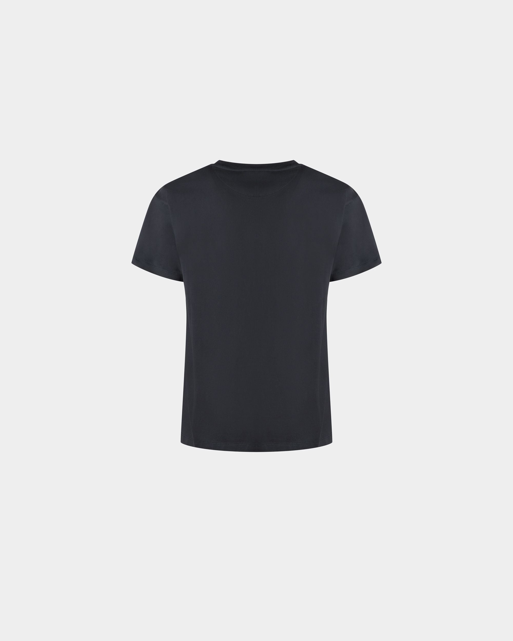 T-shirt motif Train En coton gris pierre - Homme - Bally - 07
