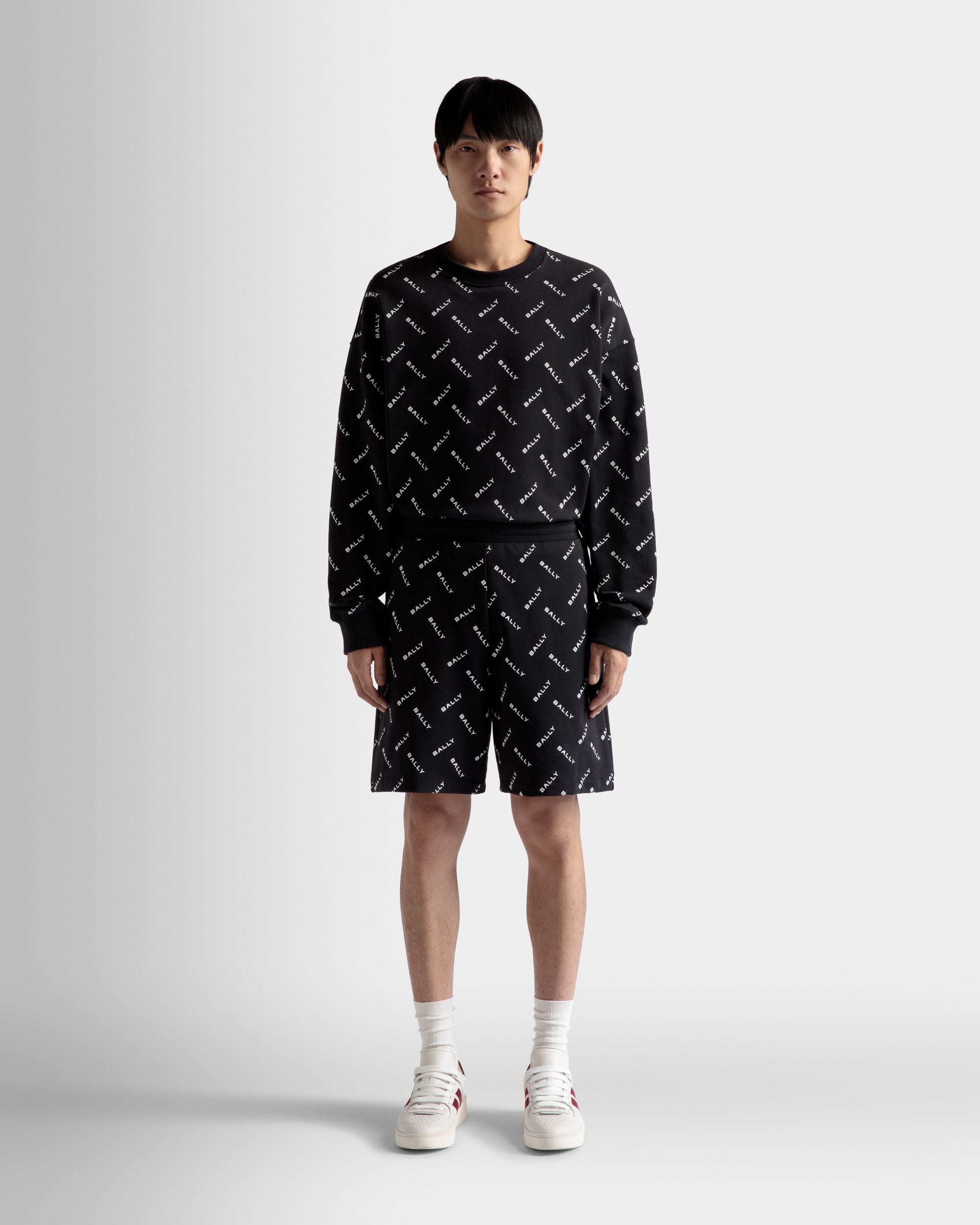 Short En Coton Bleu Foncé - Homme - Bally - 02