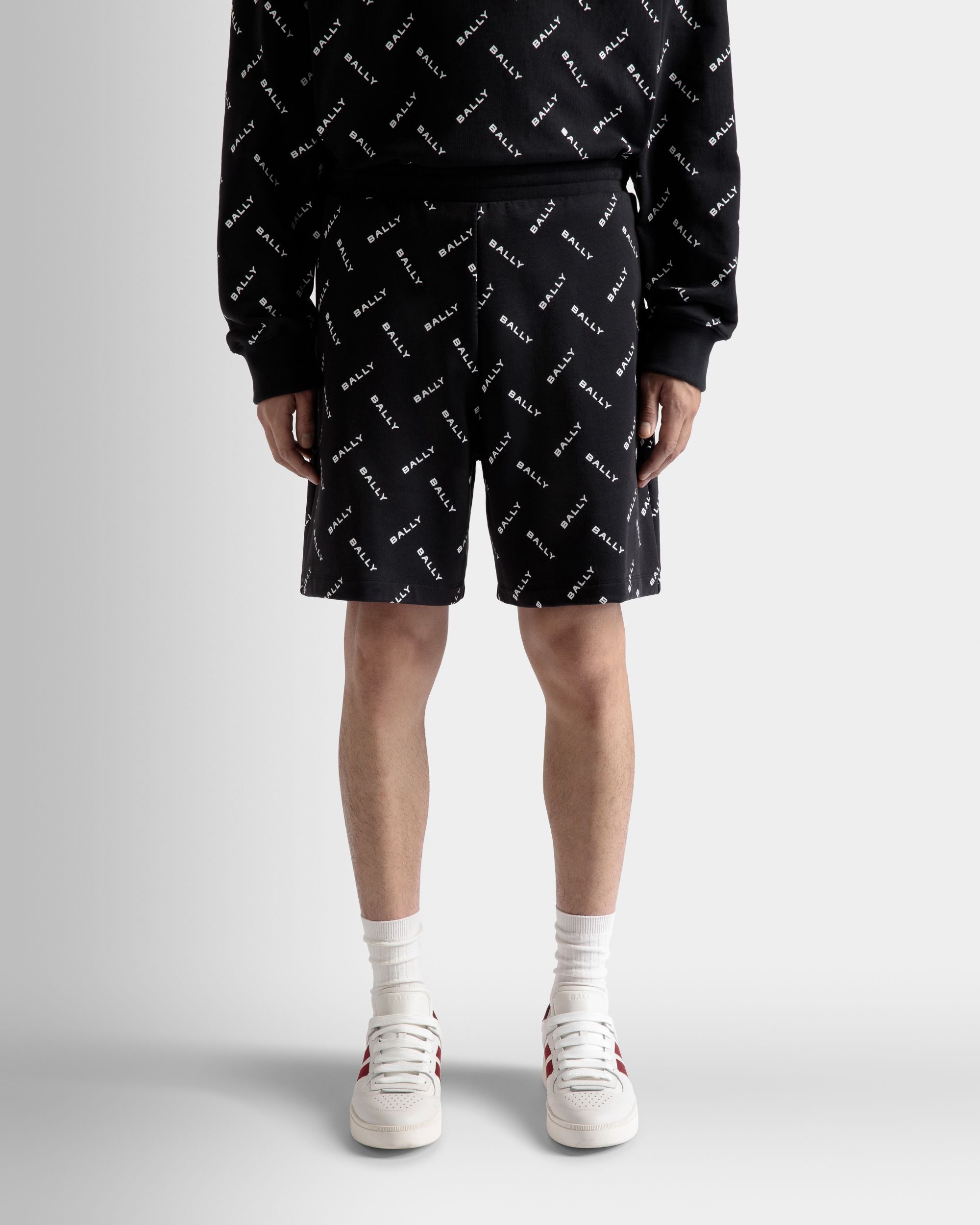 Short En Coton Bleu Foncé - Homme - Bally - 03