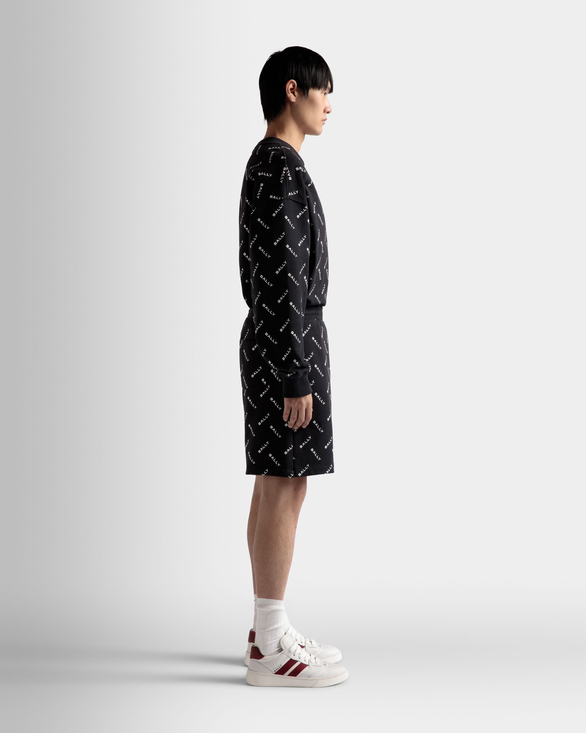 Short En Coton Bleu Foncé - Homme - Bally - 05