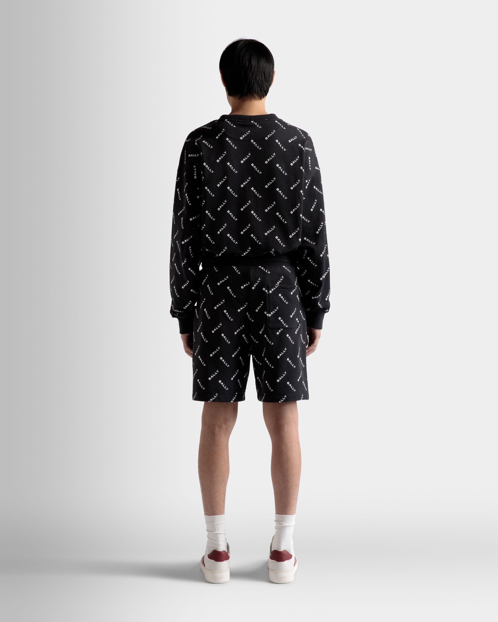 Short En Coton Bleu Foncé - Homme - Bally - 06