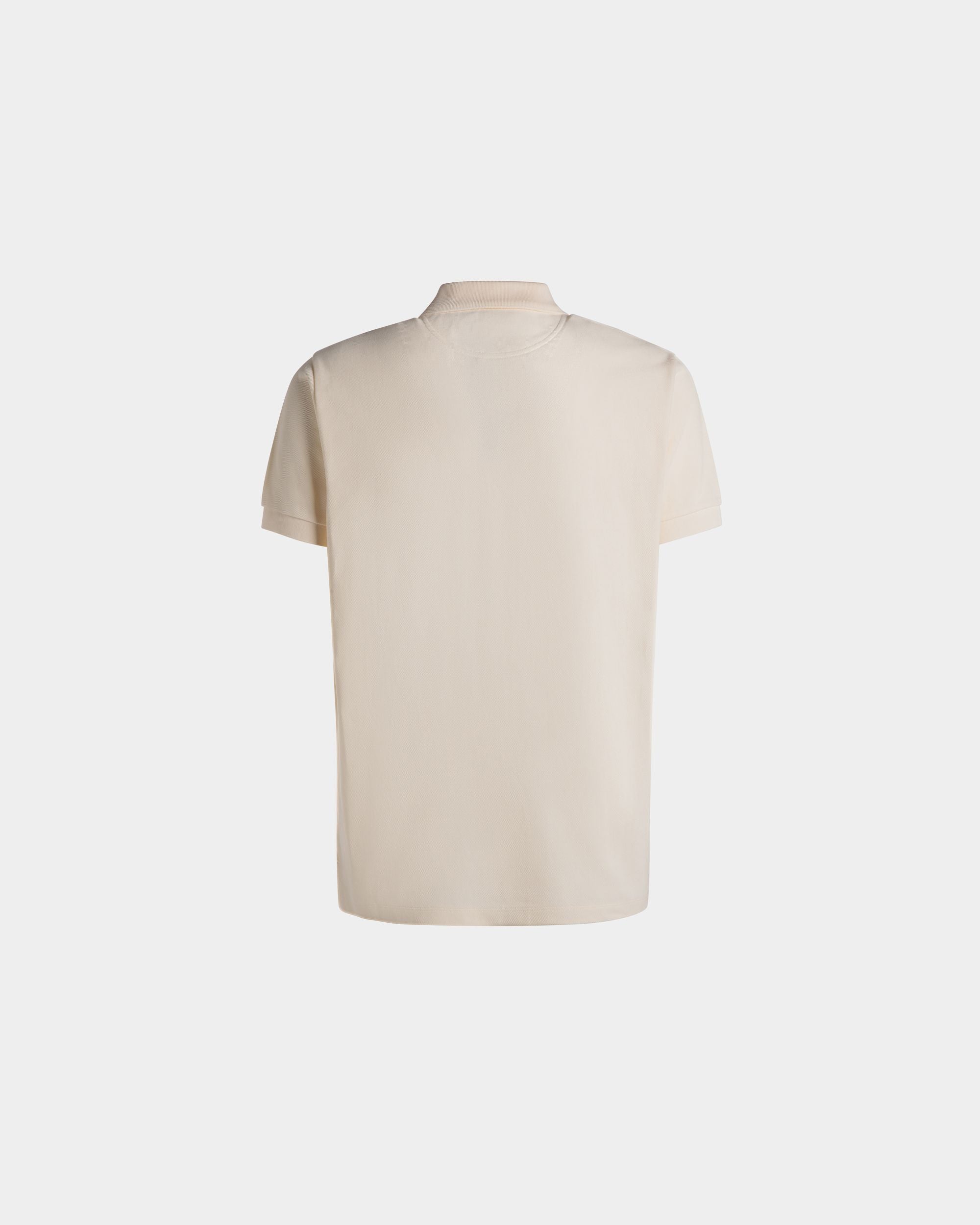 Polo Avec Logo Bally Crest En Coton Blanc - Homme - Bally - 08