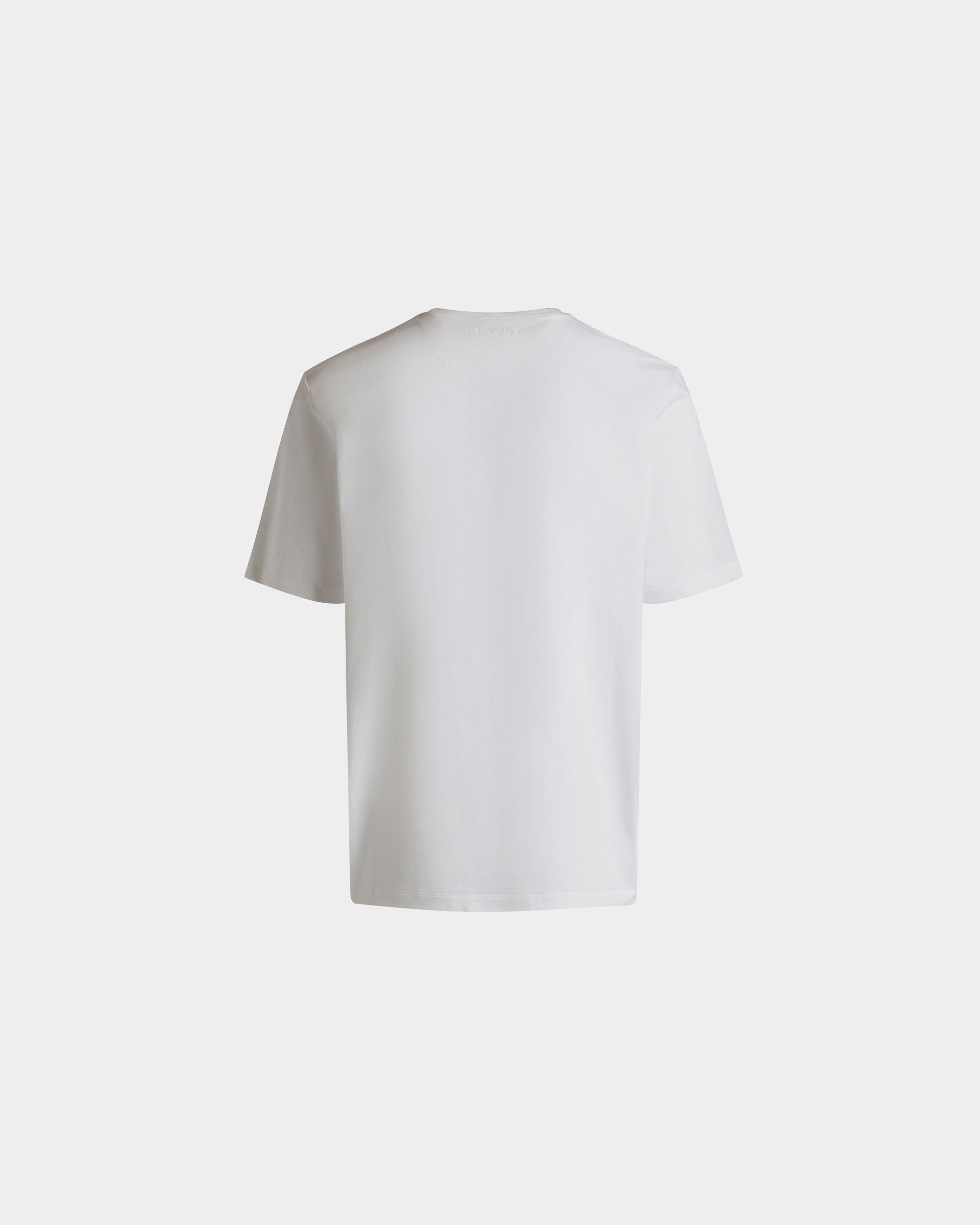 T-Shirt En Coton Blanc - Homme - Bally - 07