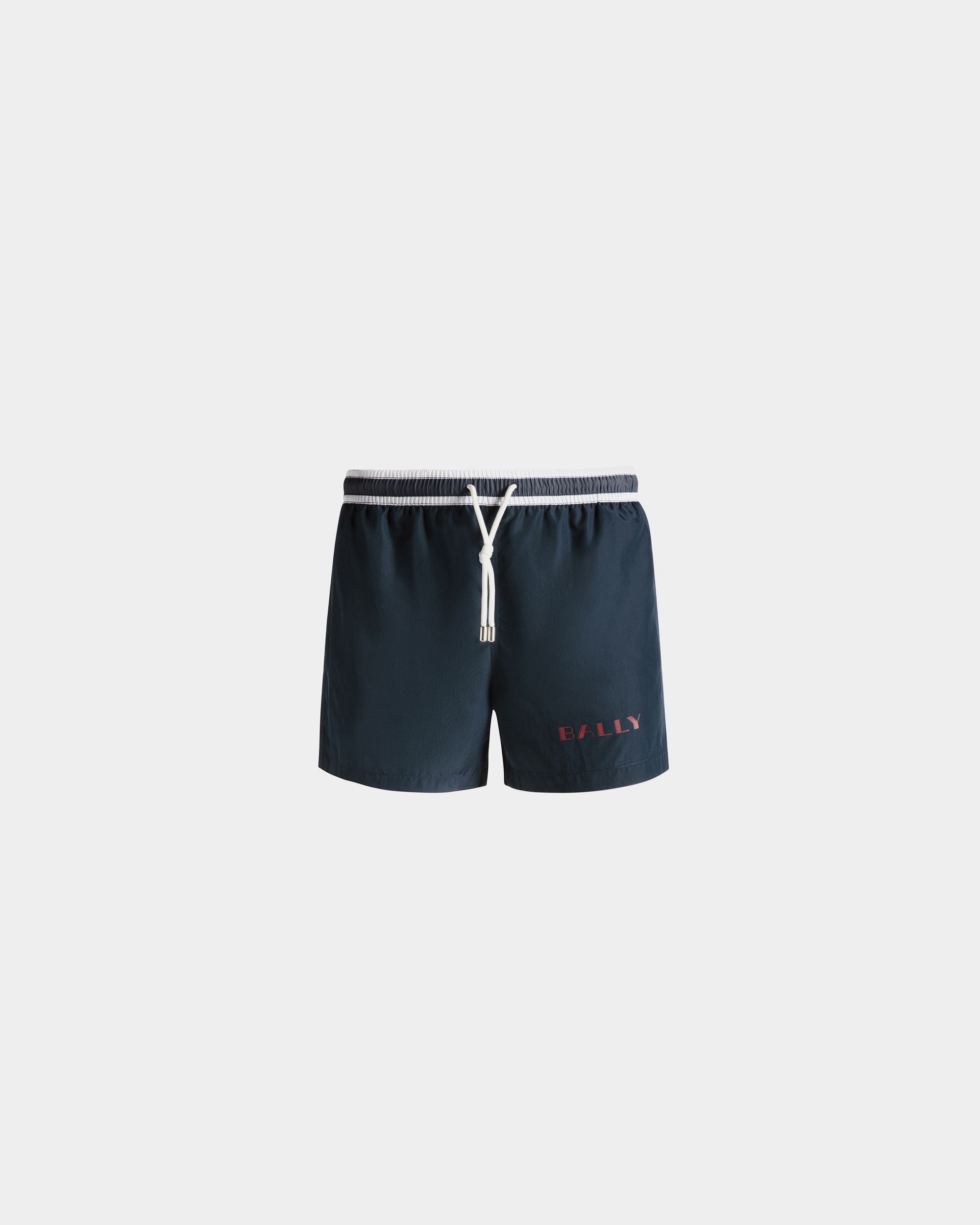 Maillot Summer Capsule En Popeline Technique Navy Blue - Homme - Bally - 01