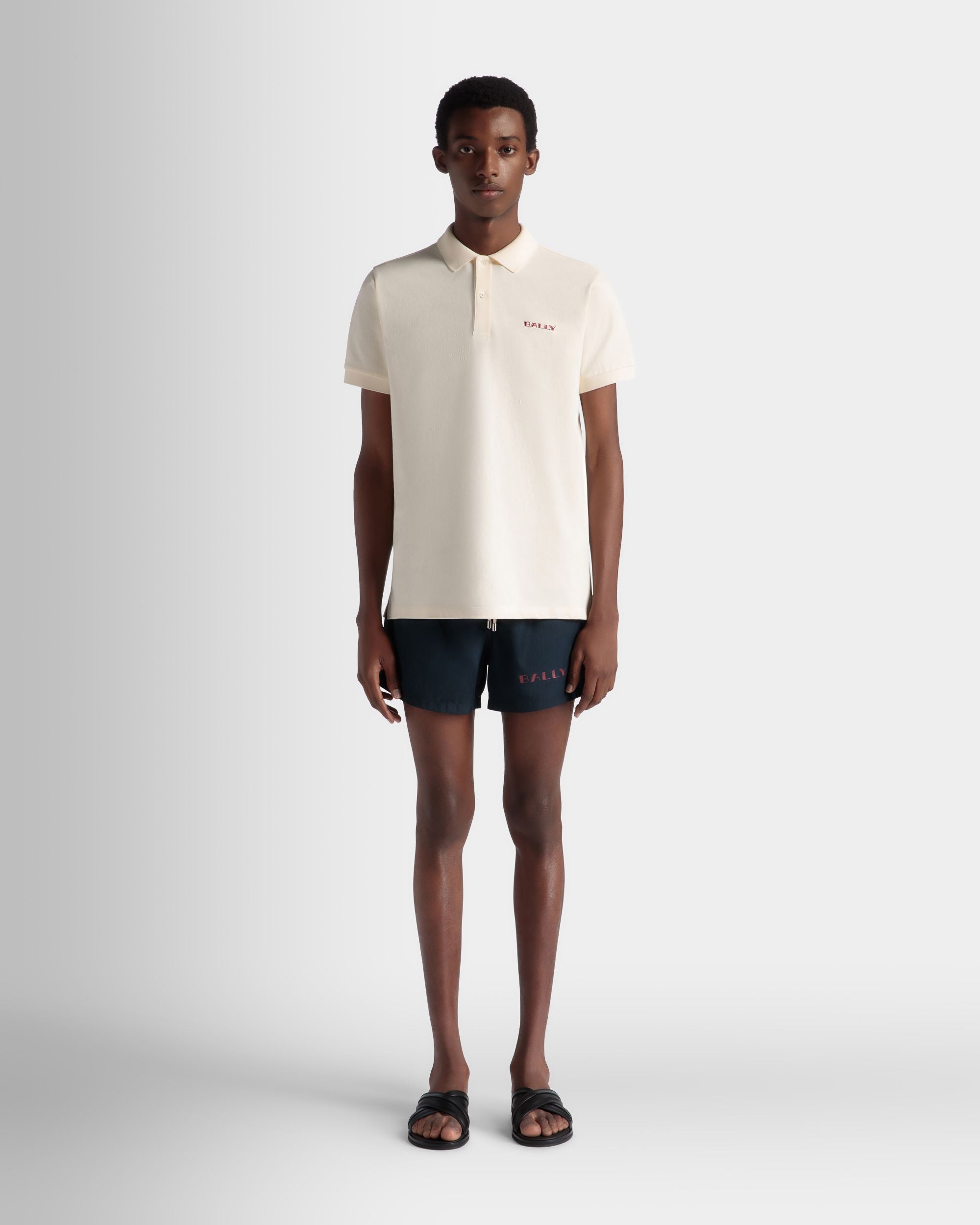 Maillot Summer Capsule En Popeline Technique Navy Blue - Homme - Bally - 02