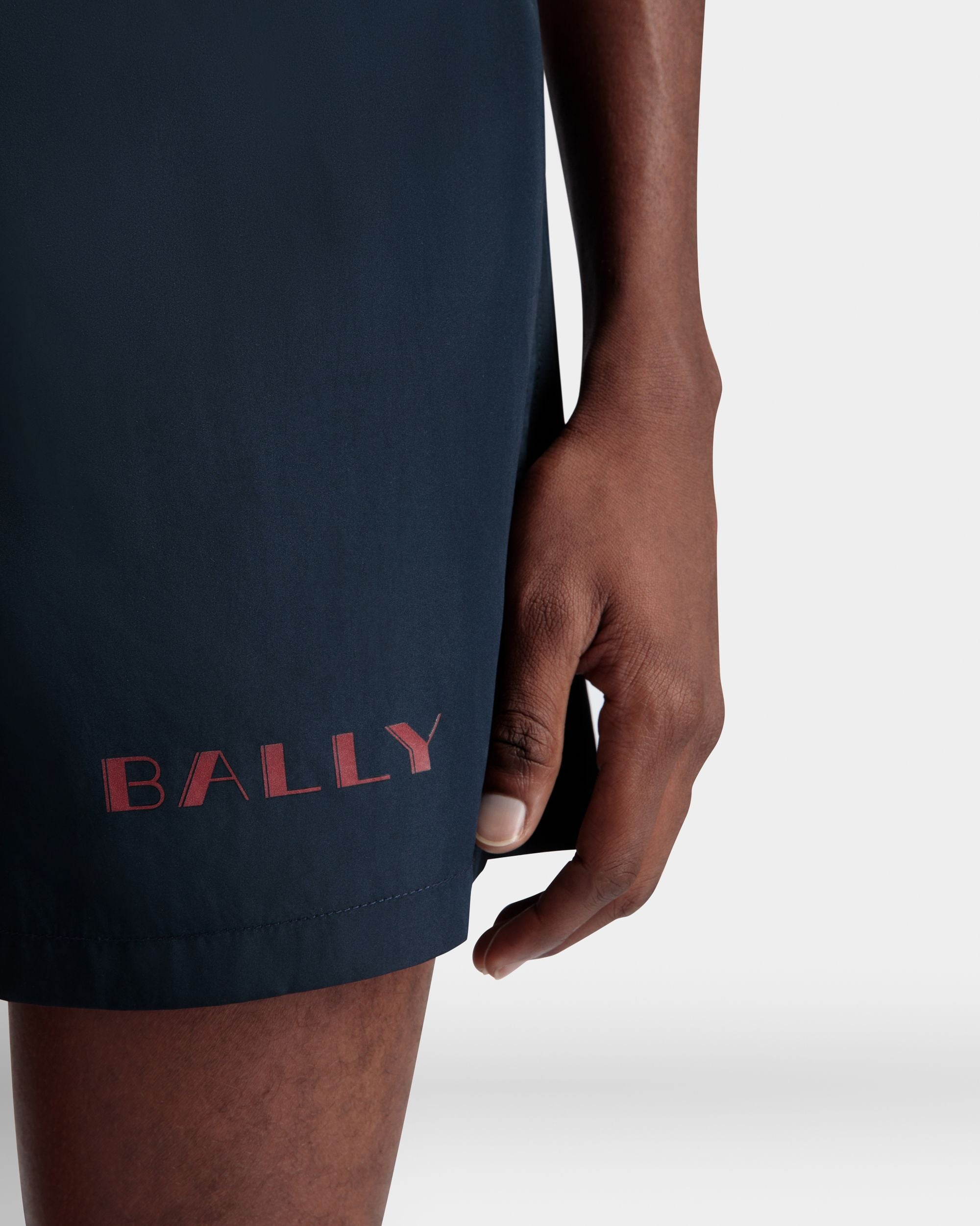 Maillot Summer Capsule En Popeline Technique Navy Blue - Homme - Bally - 04
