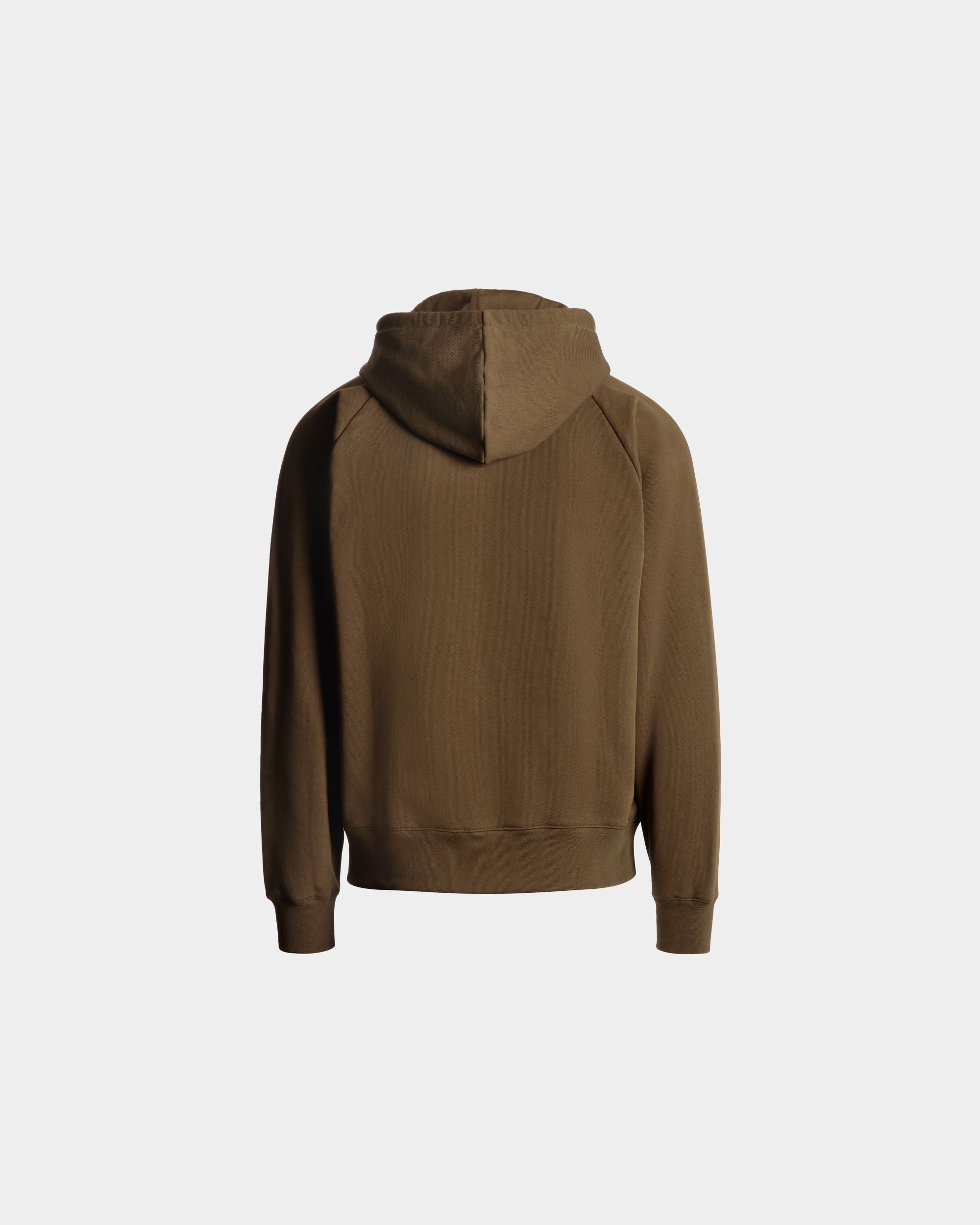 Sweat-Shirt À Capuche Avec Logo Écusson Crest En Coton Marron - Homme - Bally - 07