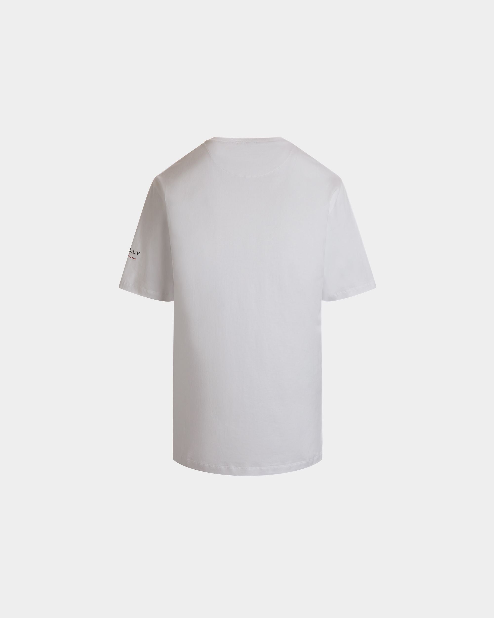 T-Shirt En Coton Blanc - Homme - Bally - 07
