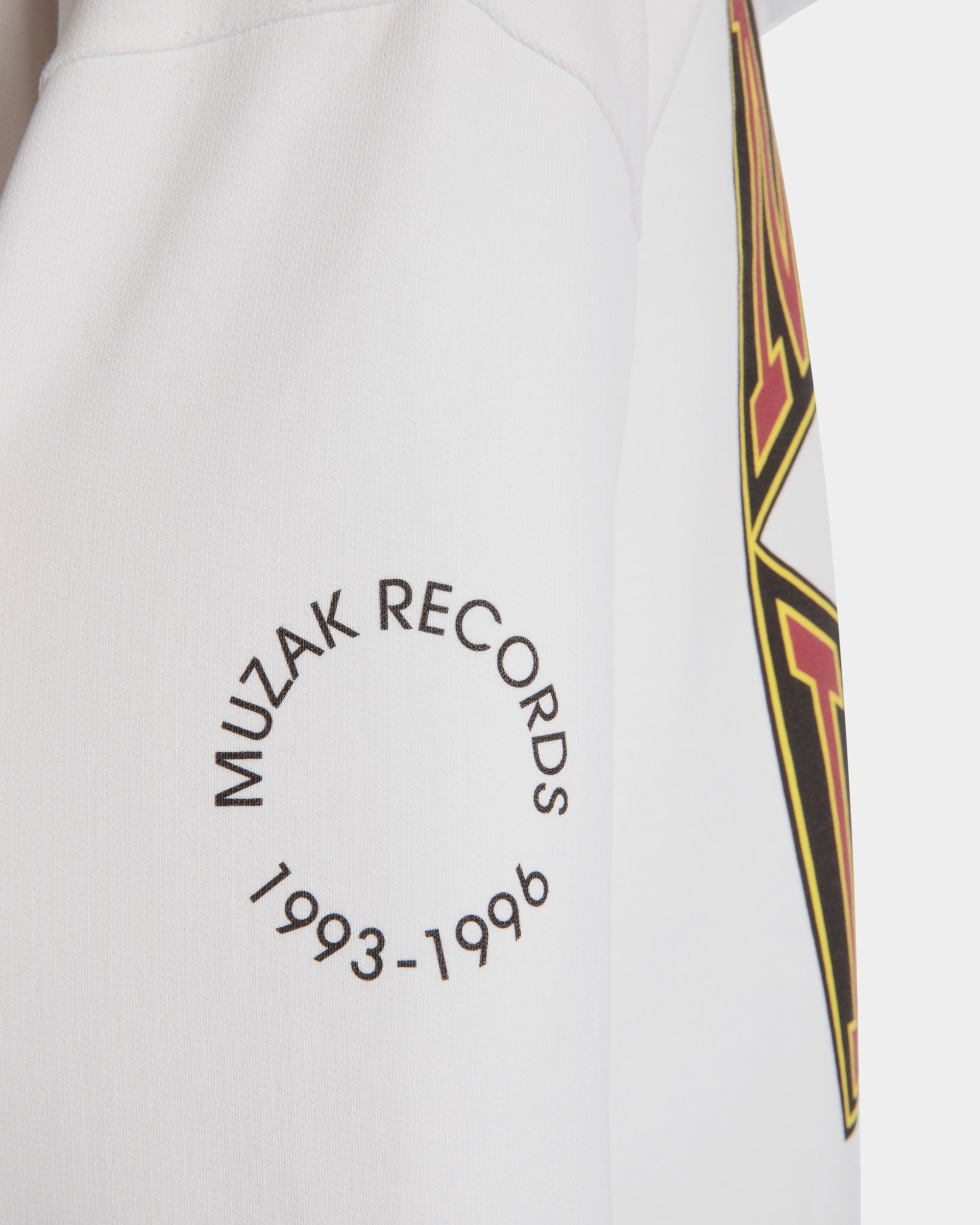Sweat-Shirt À Capuche DJ Leo Mas X Bally En Coton Blanc Avec Imprimé Muzak - Homme - Bally - 04