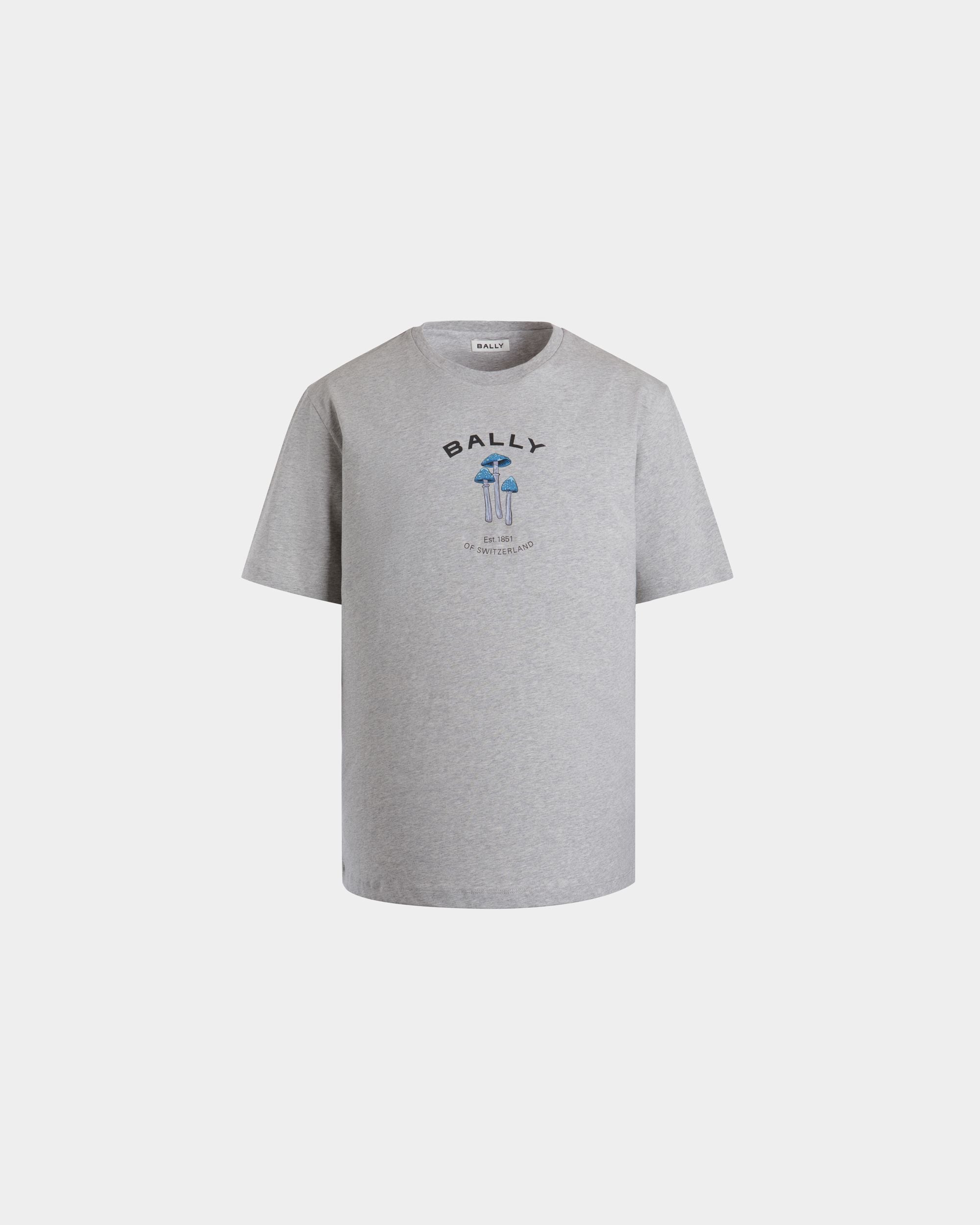 Cutsew T-Shirt In Grey Cotton - Homme - Bally - 01